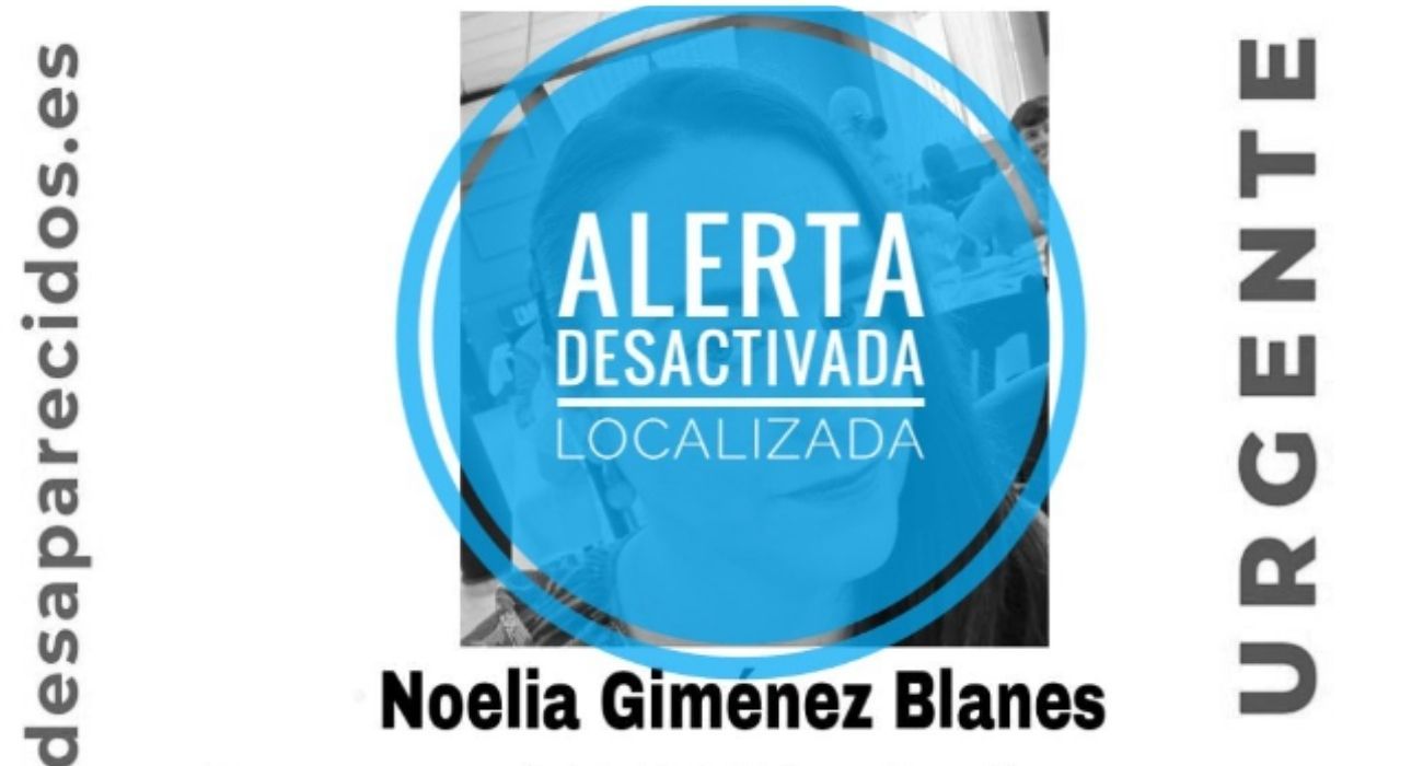 Noelia Giménez, desaparecida en Dos Hermanas, ha sido encontrada en Ayamonte.