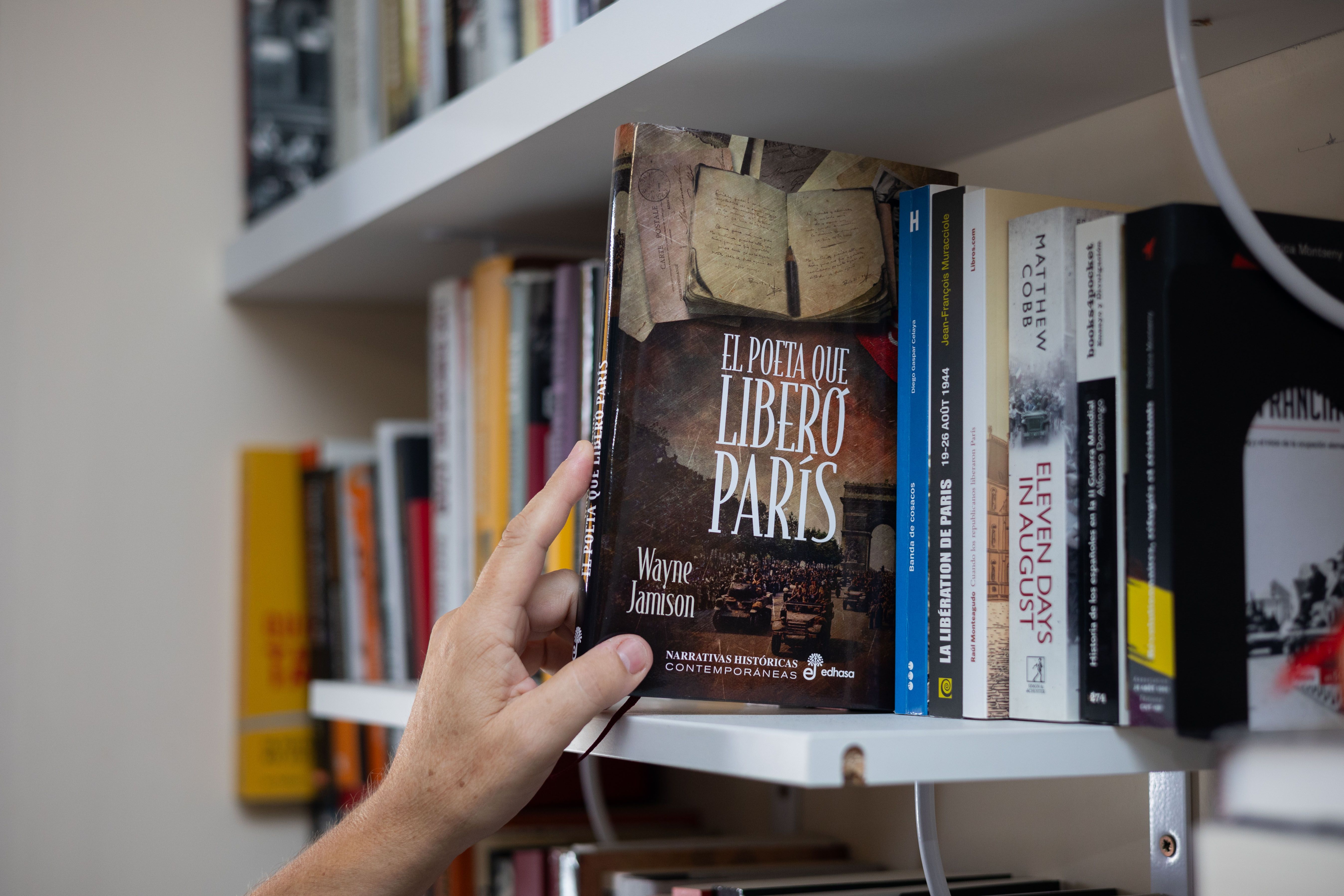 Un título más de la ya extensa obra del escritor Wayne Jamison. MANU GARCÍA