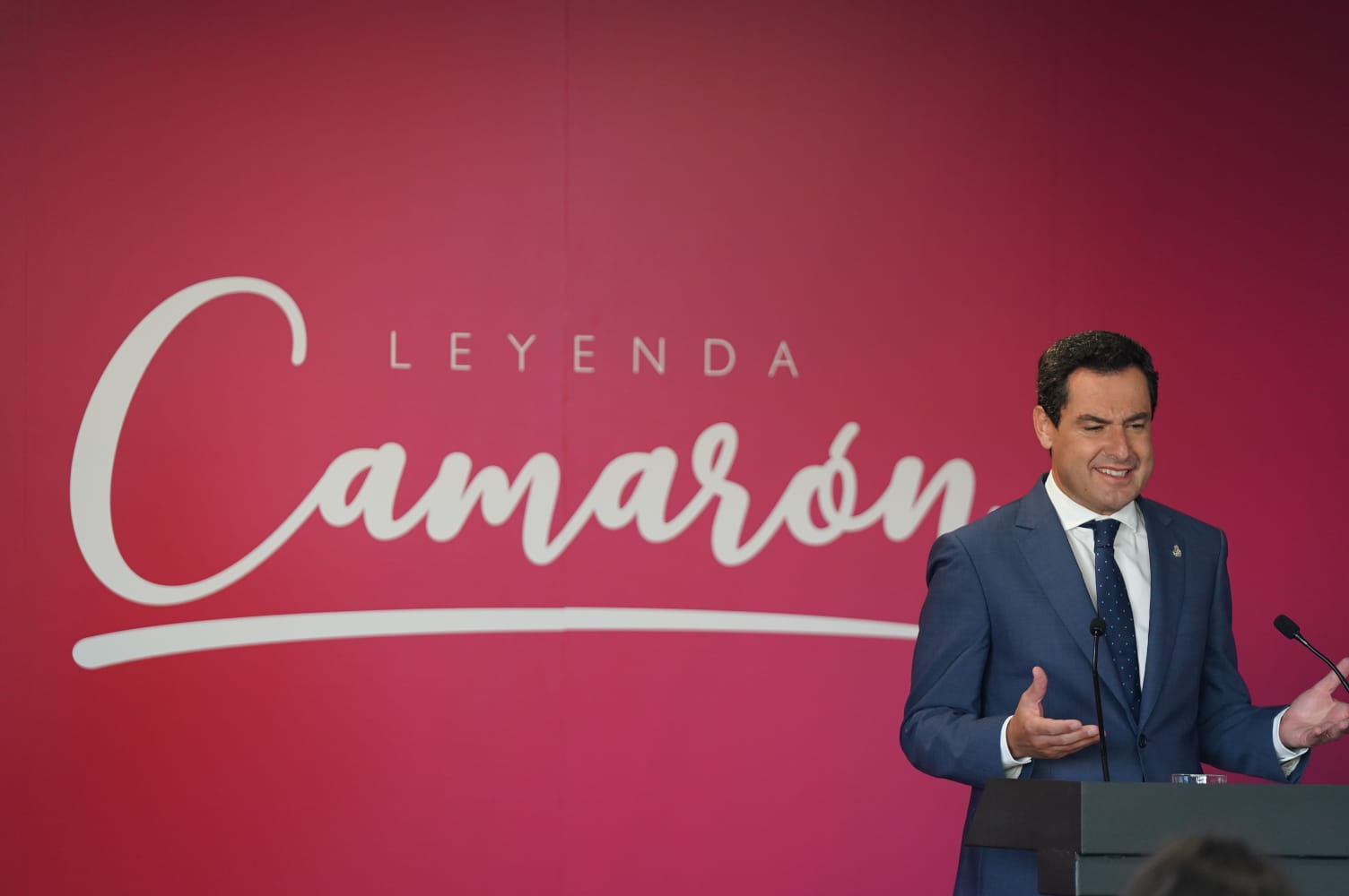 Moreno en la inauguración del Museo Camarón.