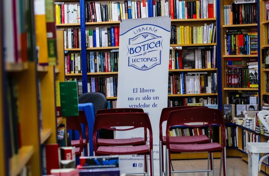 Una de las imágenes compartida en sus redes por la librería Botica de Lectores.
