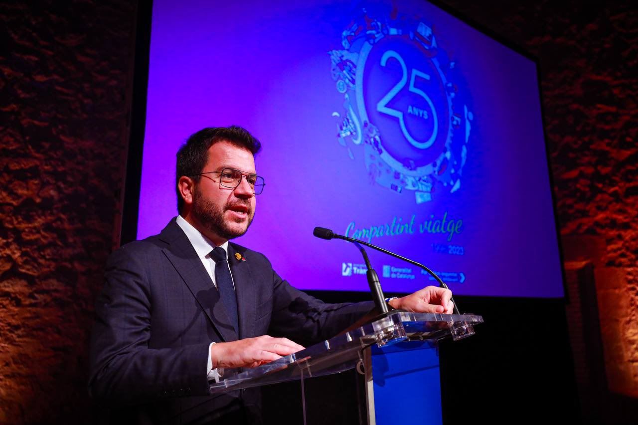 Pere Aragonès en un acto reciente.