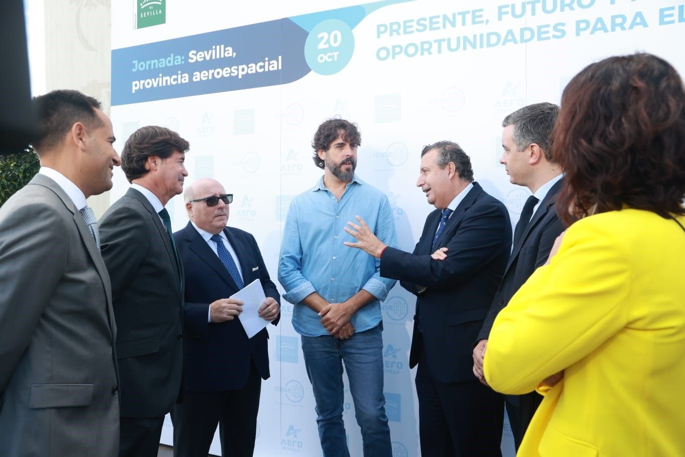 Un momento de las jornadas 'Sevilla, provincia aeroespacial'.
