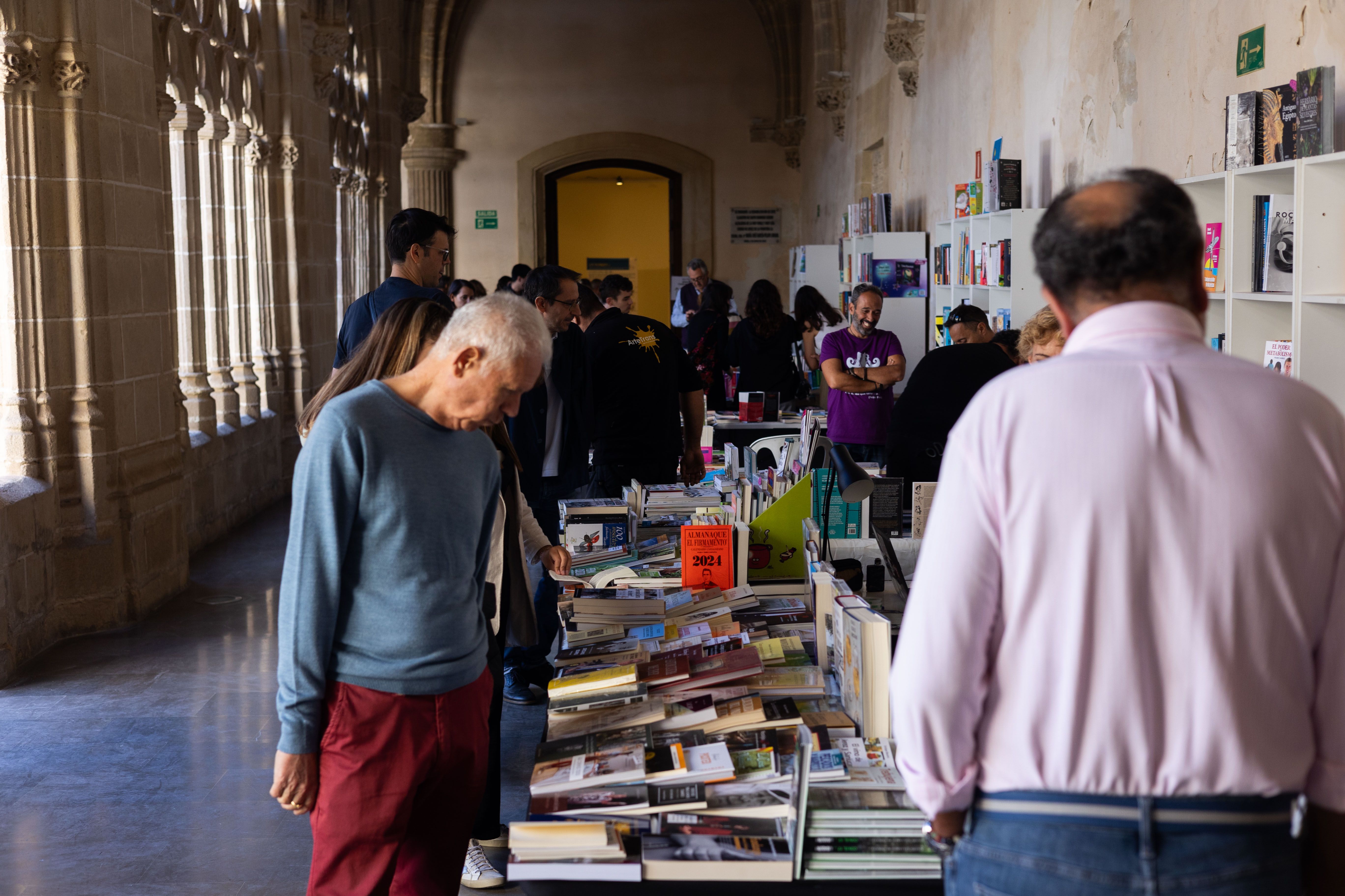 La feria del libro de Jerez en una imagen de archivo. 