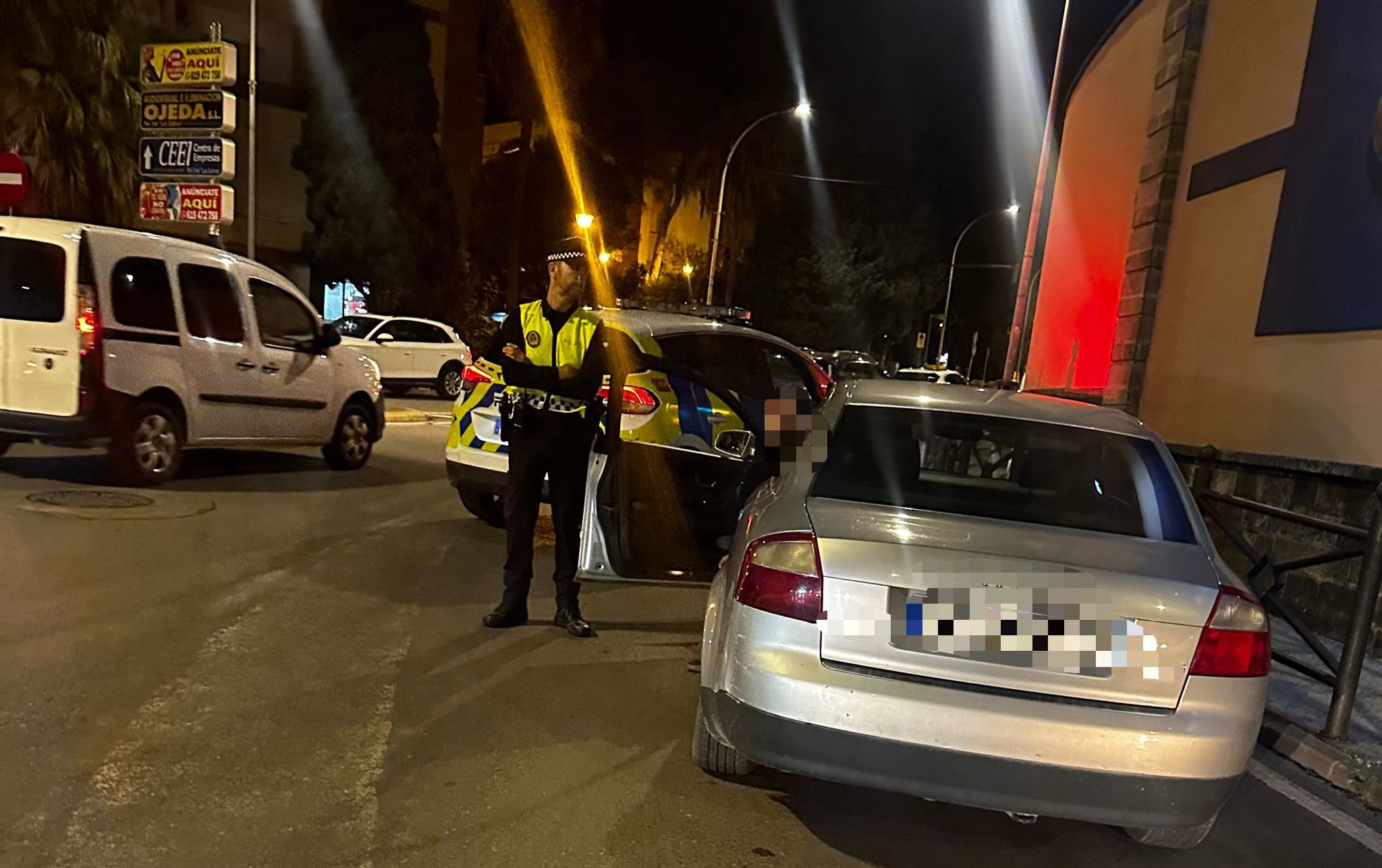 Intervención de la Policía Local en El Puerto.