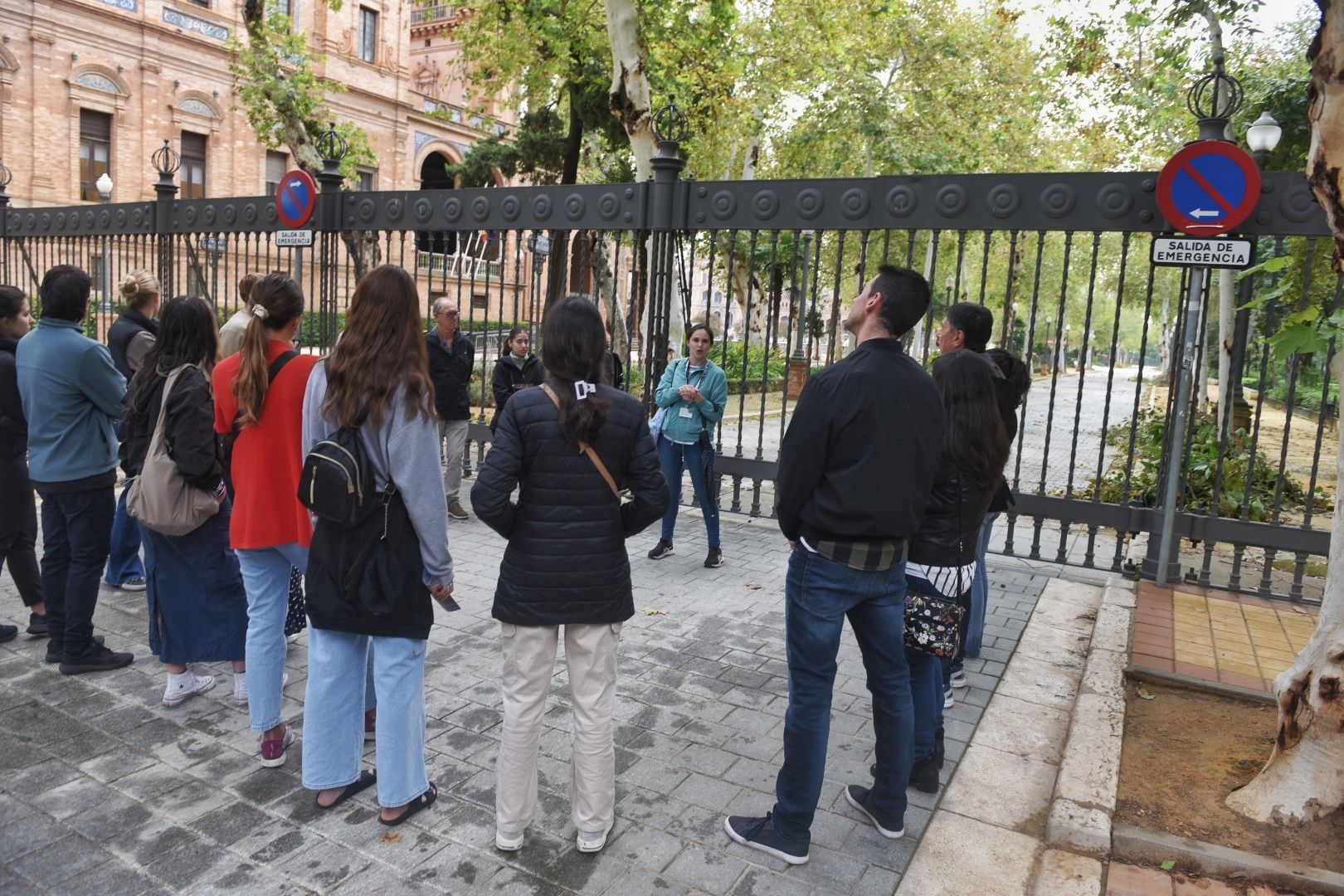 Así está el parque de María Luisa este lunes.