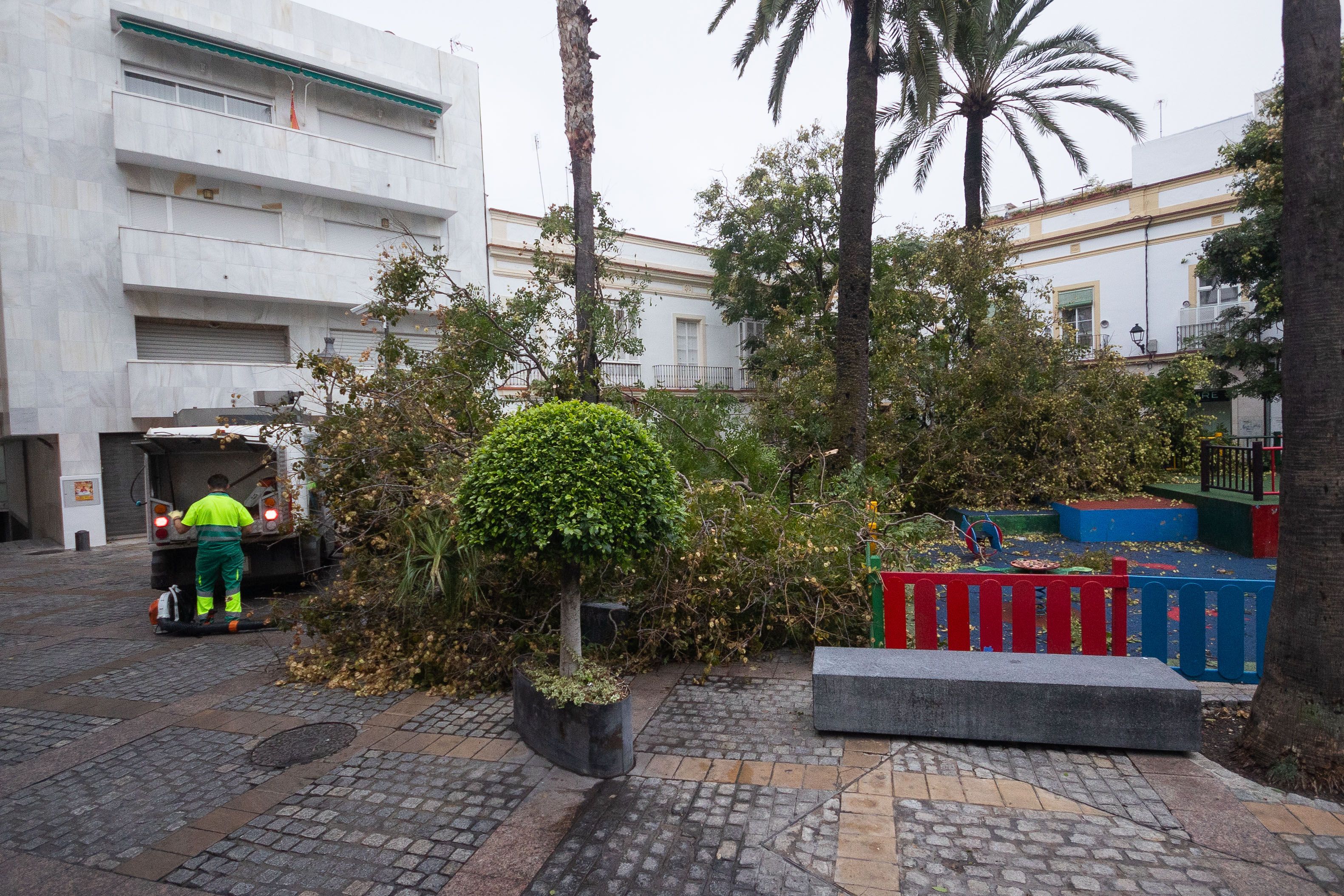 La resaca del paso de 'Bernard' por Jerez