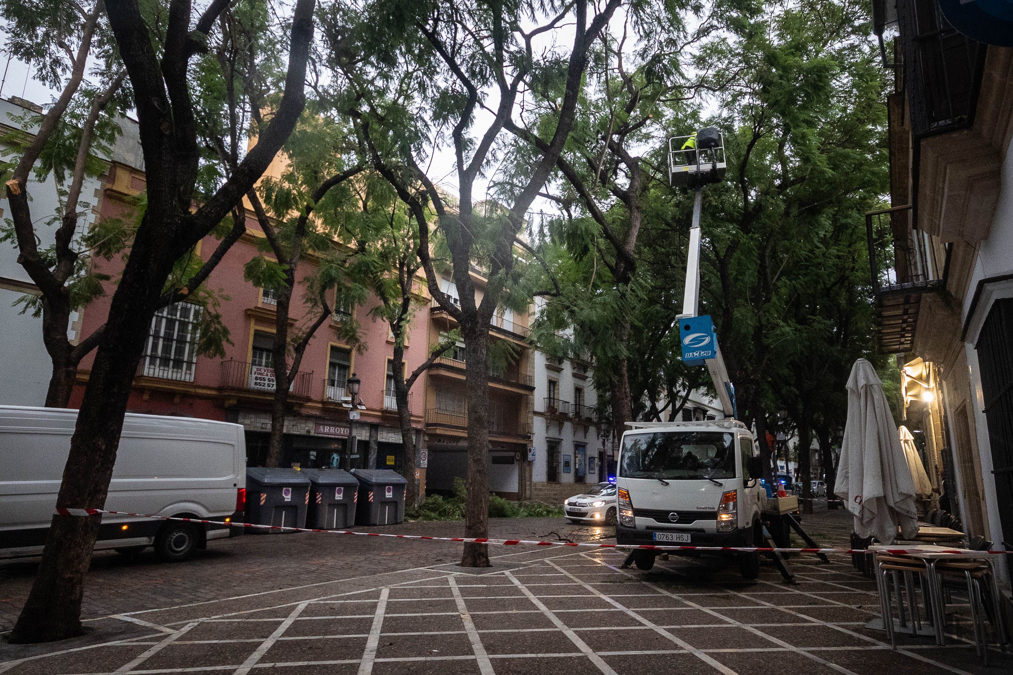 La resaca del paso de 'Bernard' por Jerez