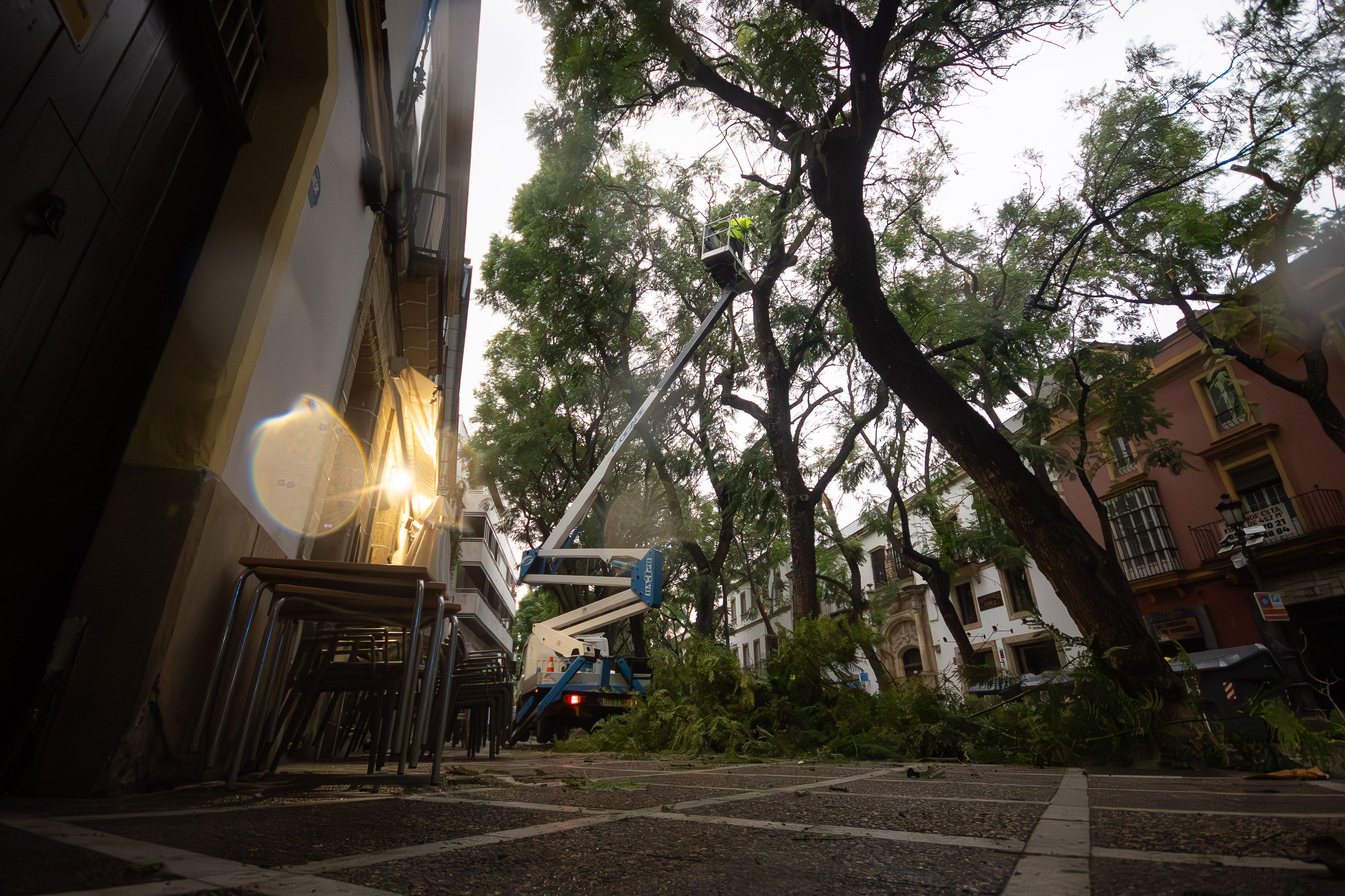 La resaca del paso de 'Bernard' por Jerez