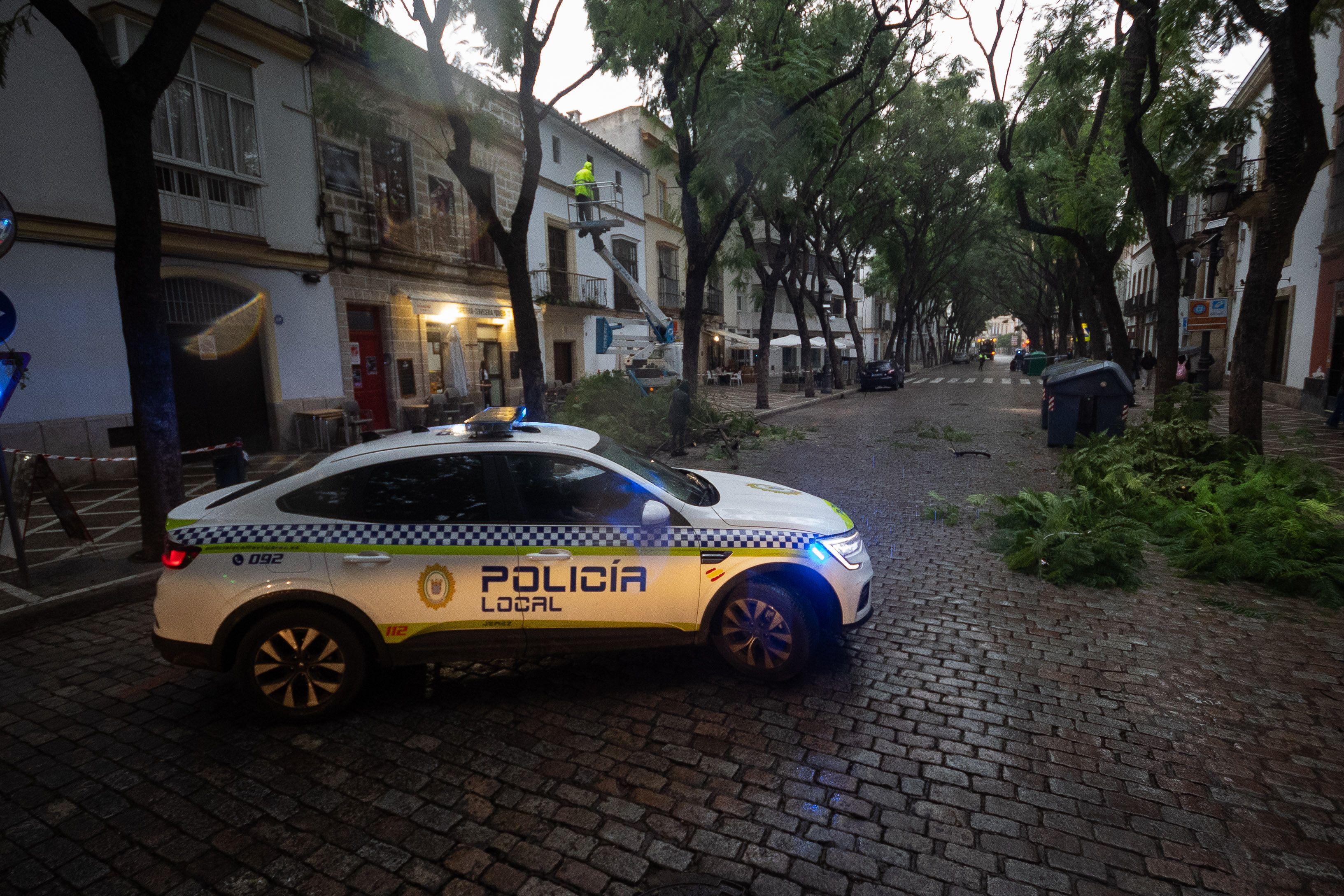 La resaca del paso de 'Bernard' por Jerez