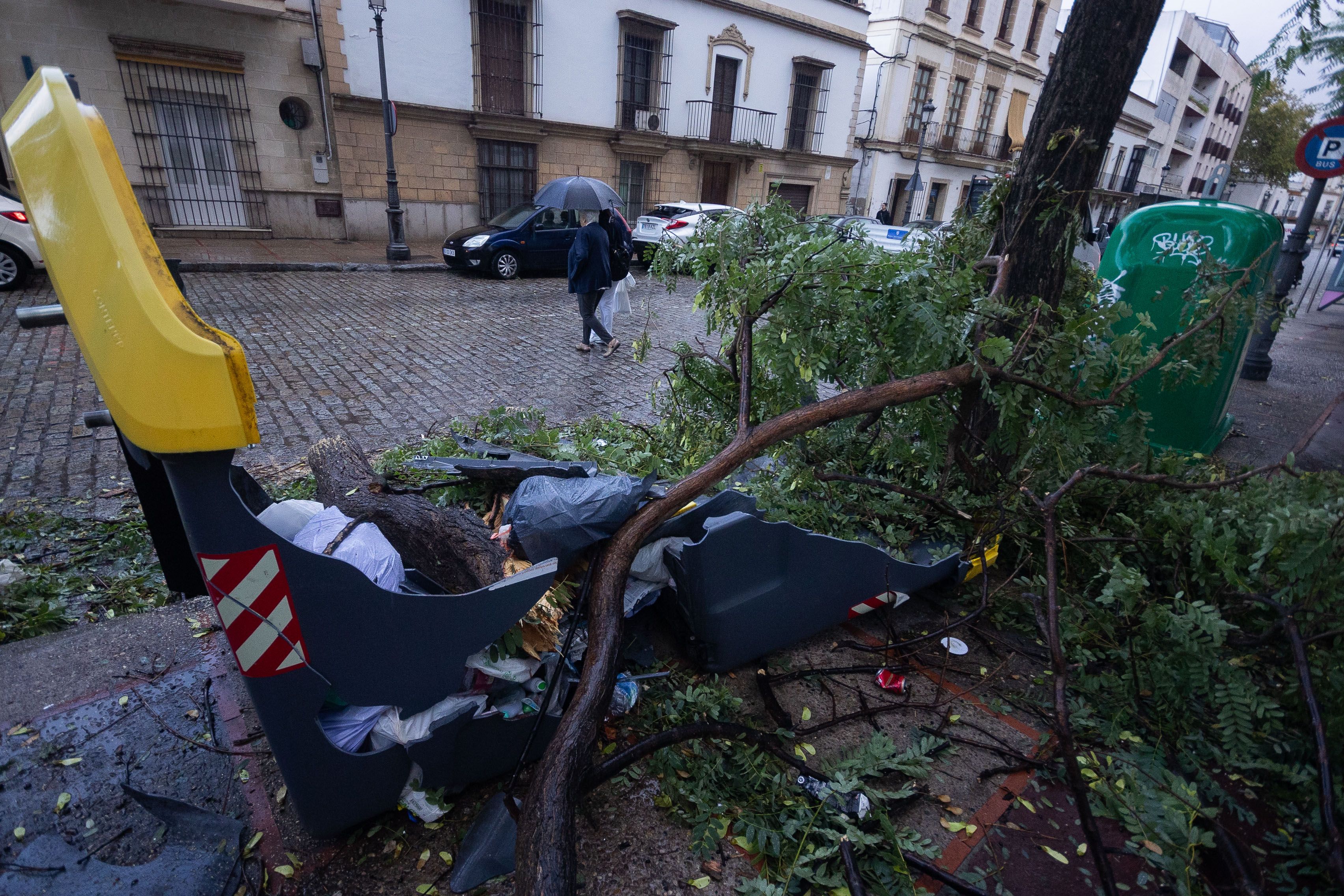 La resaca del paso de 'Bernard' por Jerez
