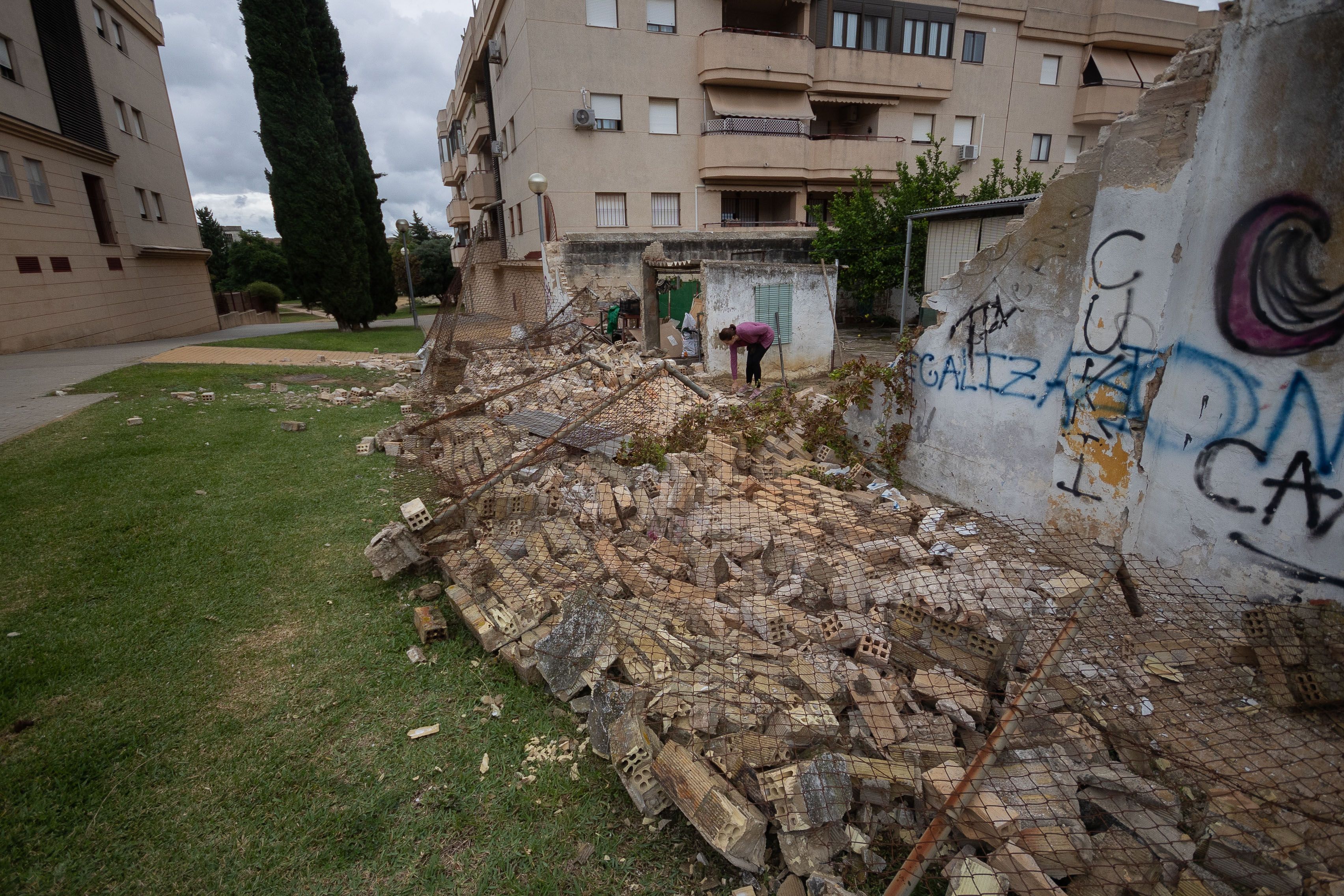 MURO CAIDO PLAZA DOCTOR ANTONIO VALENCIA 4