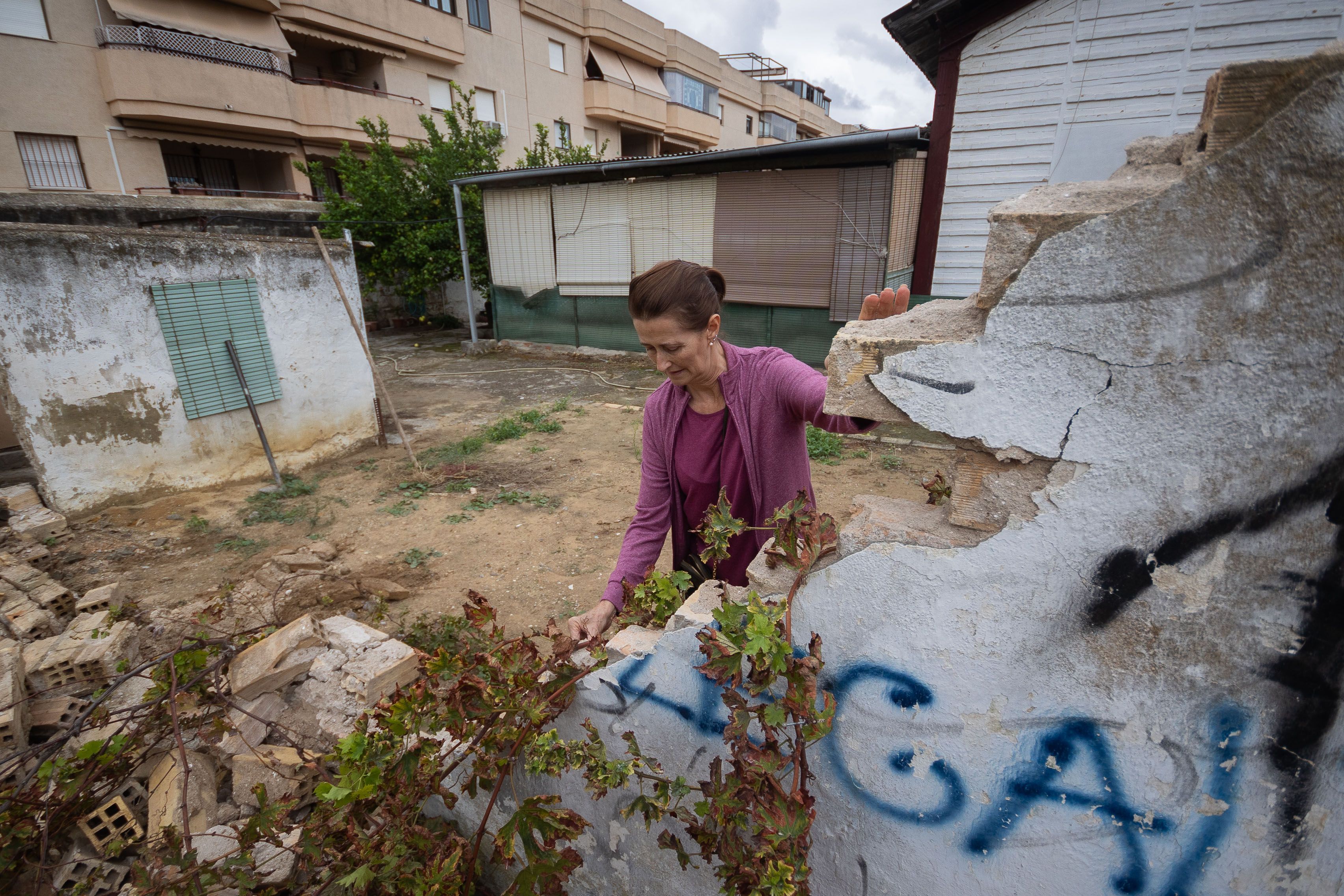 MURO CAIDO PLAZA DOCTOR ANTONIO VALENCIA 8