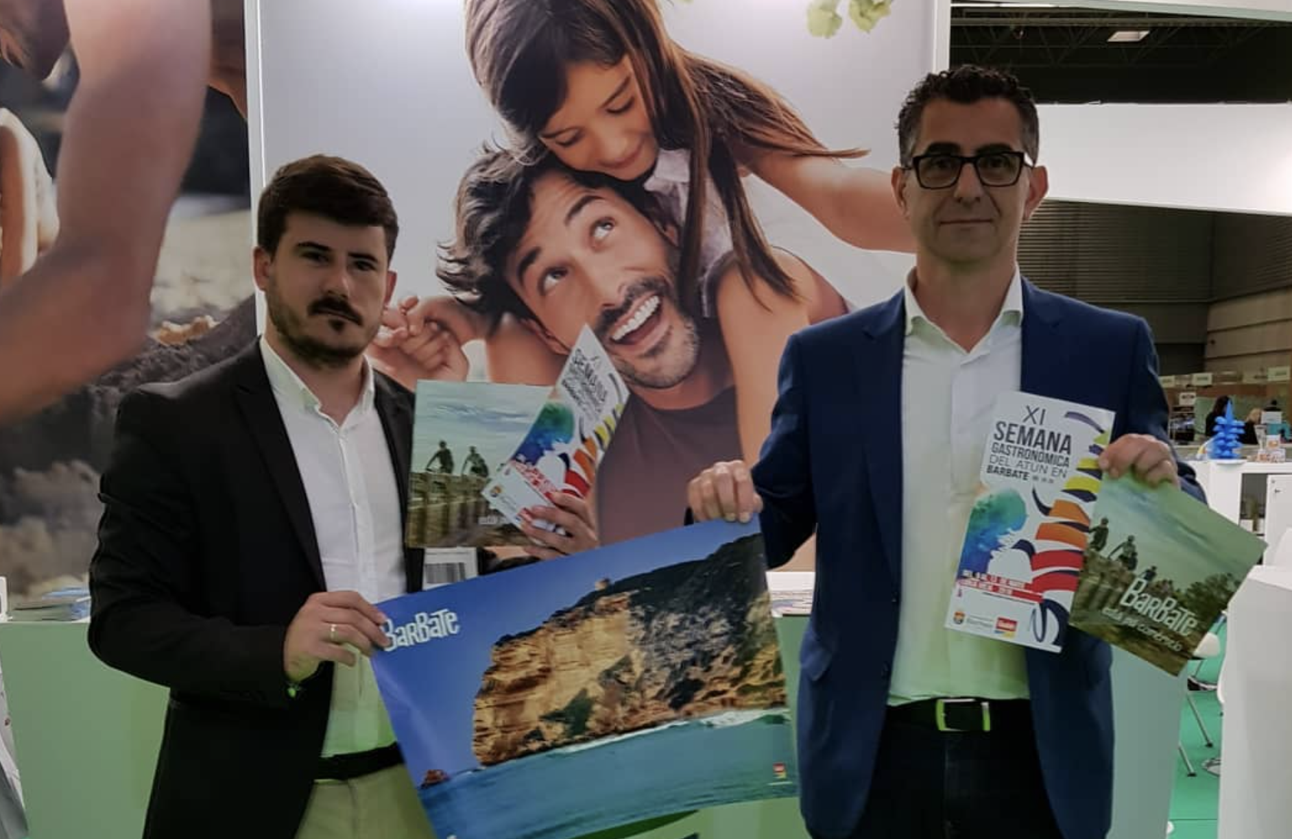 Javier Rodríguez y Miguel Molina, en una imagen de archivo, cuando formaban parte del mismo equipo al frente del Ayuntamiento de Barbate.