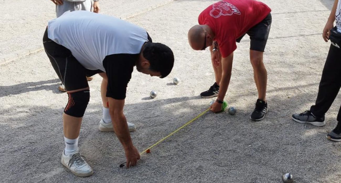 Imagen de una competición de petanca en Guadalcacín, que acogerá este sábado un torneo de máximo nivel.