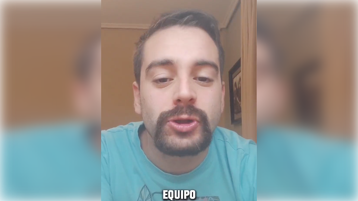 Inazio ha denunciado la situación de humillación que sufre casi a diario cuando va a entrenar con su equipo.