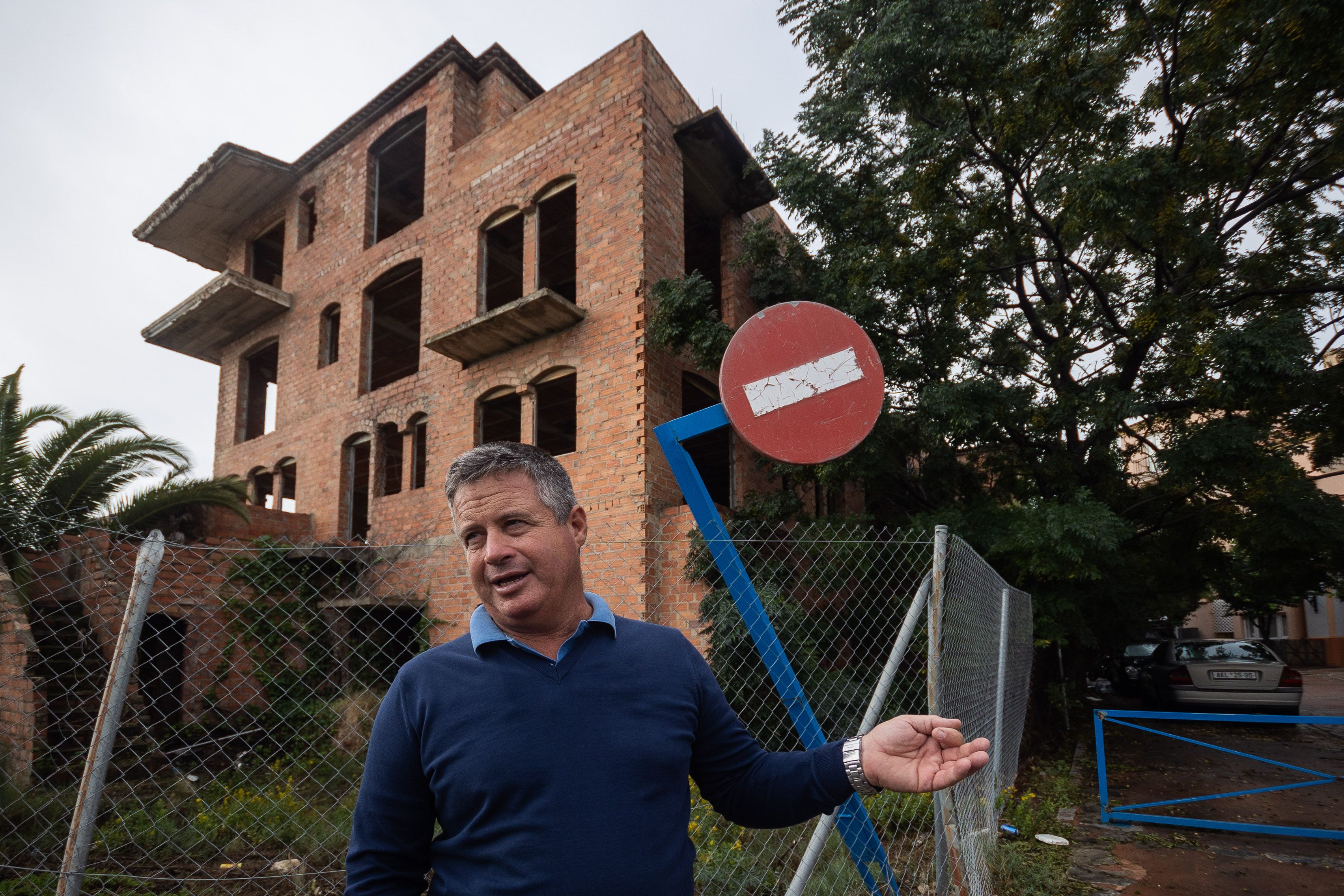Ramón Delgado durante la entrevista.