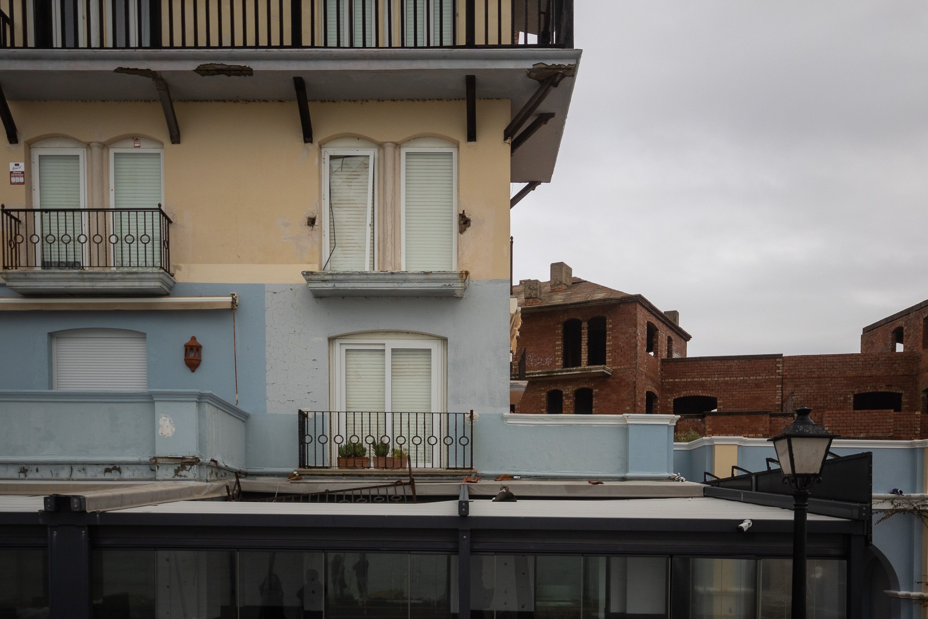 Estragos de la borrasca 'Bernard'.