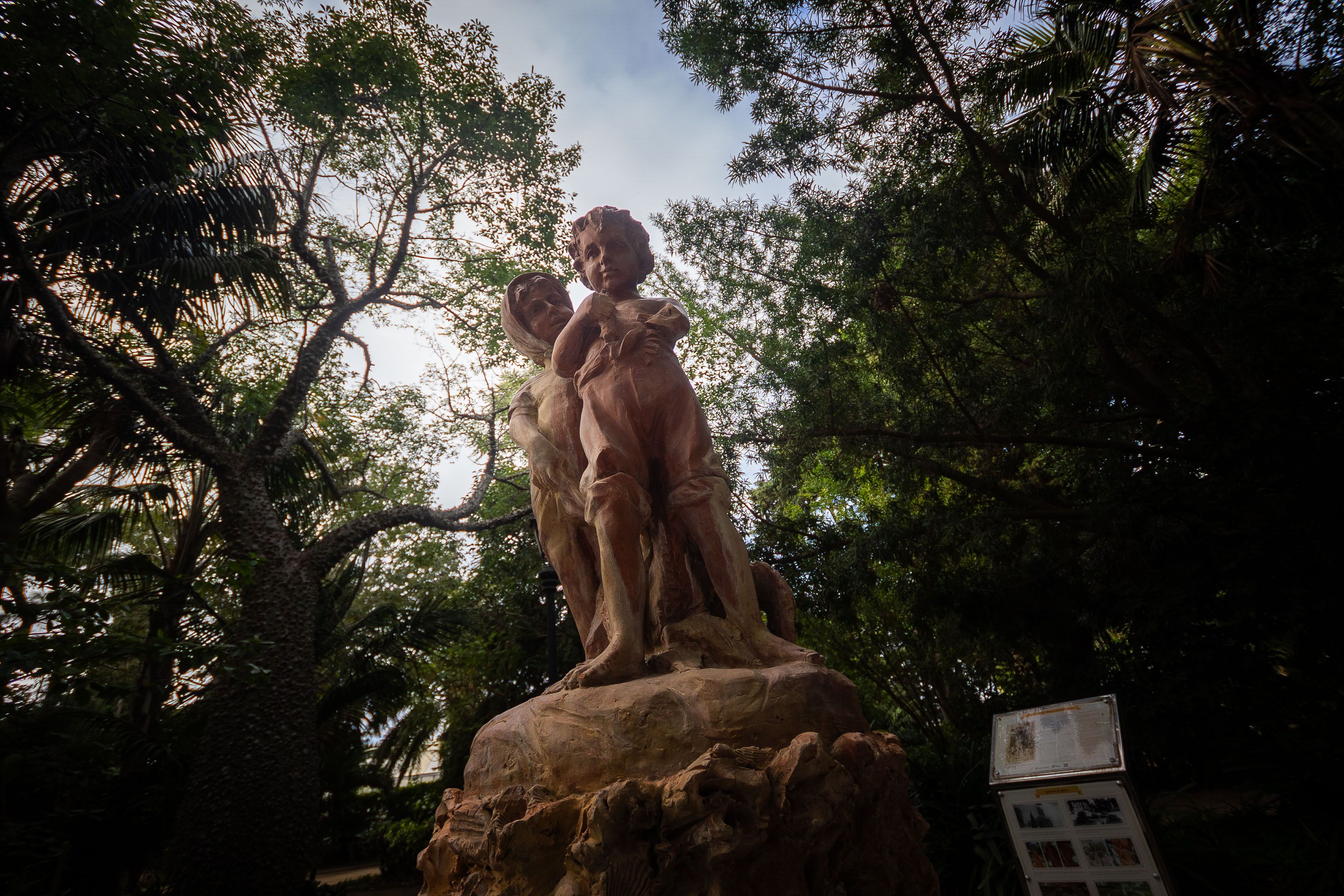 El Parque Genovés de Cádiz.