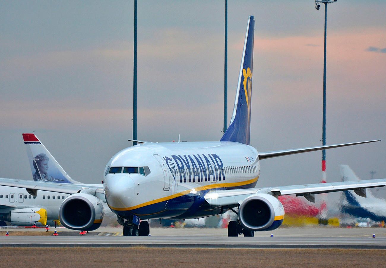La huelga de Ryanair afecta a 23 vuelos desde Málaga y Sevilla y se han cancelado diez trayectos 