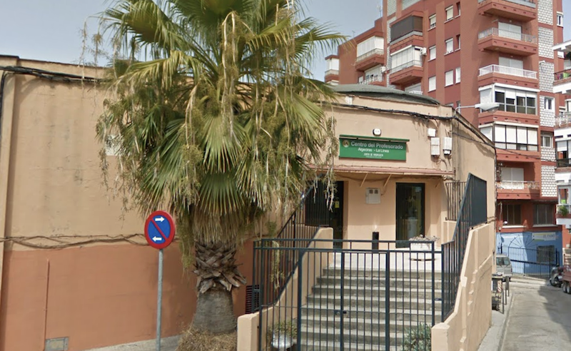 El CEP Algeciras-La Línea, centro público, en una imagen de Google Maps.
