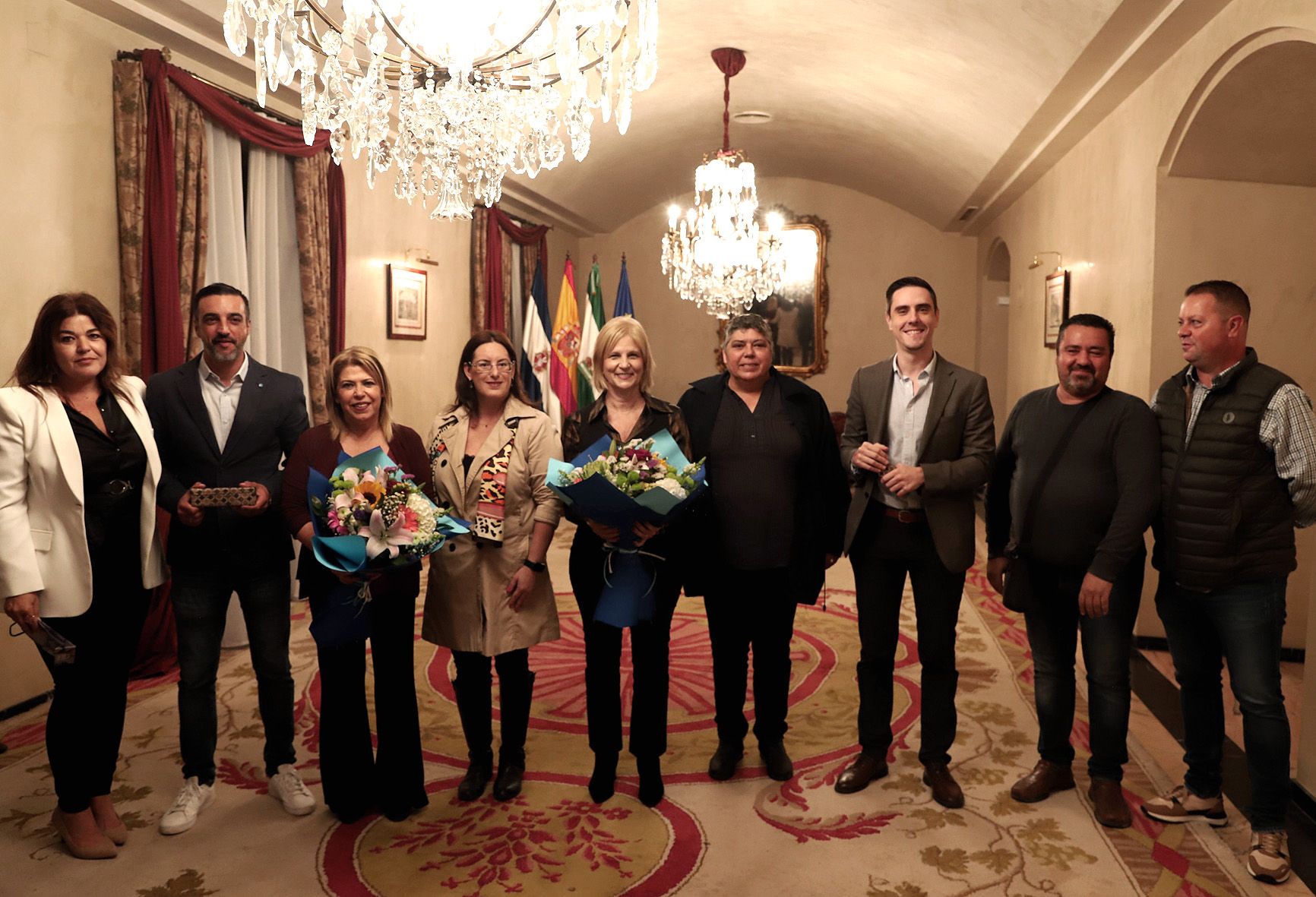 El encuentro entre los representantes de Las Calandrias y el gobierno local de Jerez.