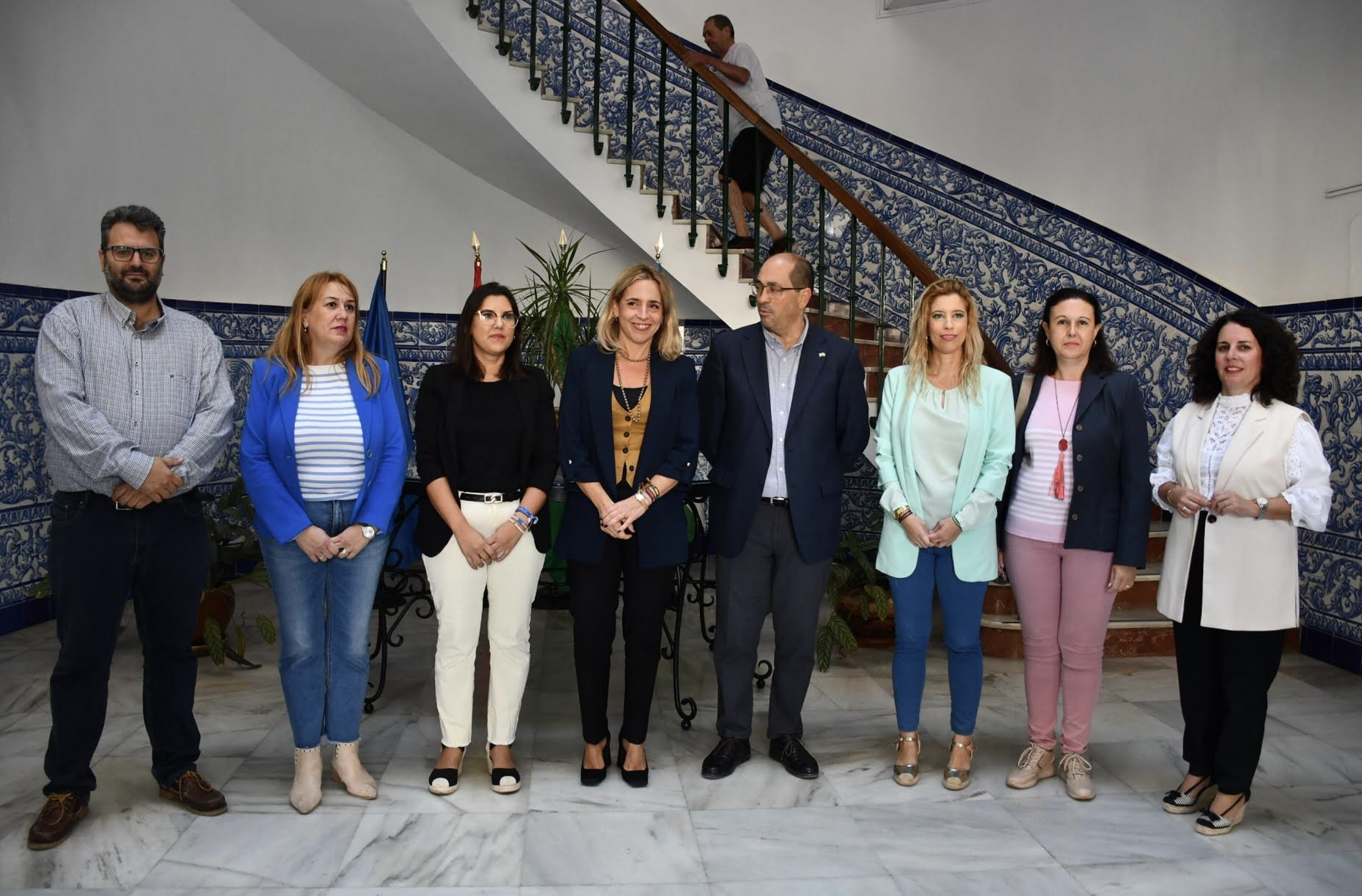 Visita de la presidenta de la Diputación de Cádiz, Almudena Martínez, a Villamartín.