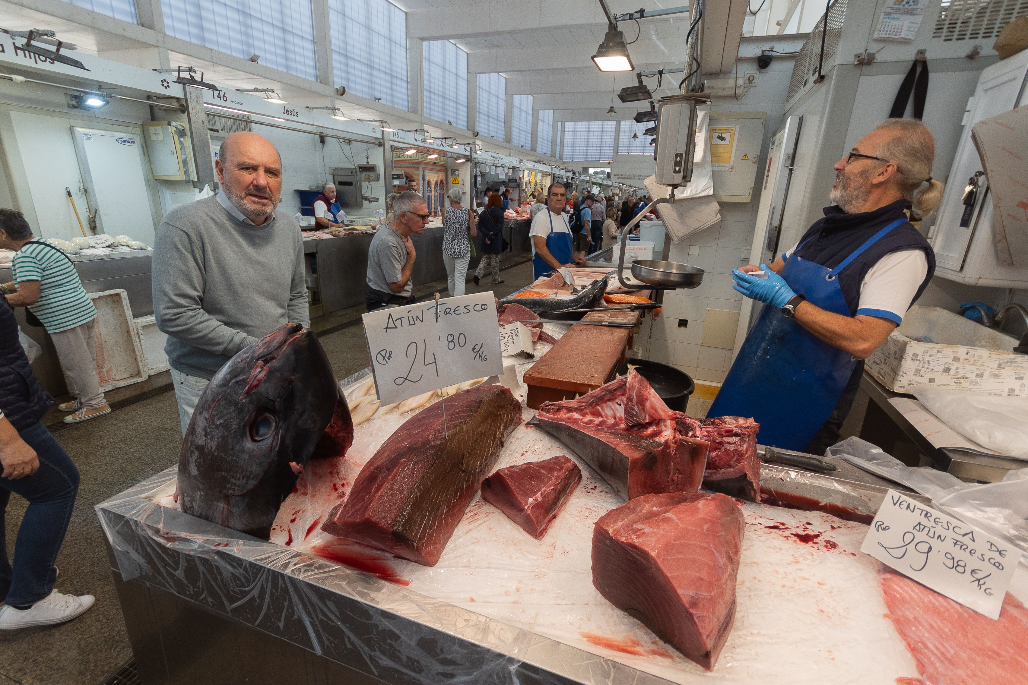 ERIZOS ORTIGUILLAS PLAZA DE ABASTOS DE CADIZ ATUN 8