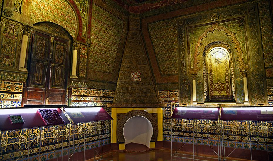 Interior de la Casa de Blas Infante, en el Museo de la Autonomía de Andalucía.