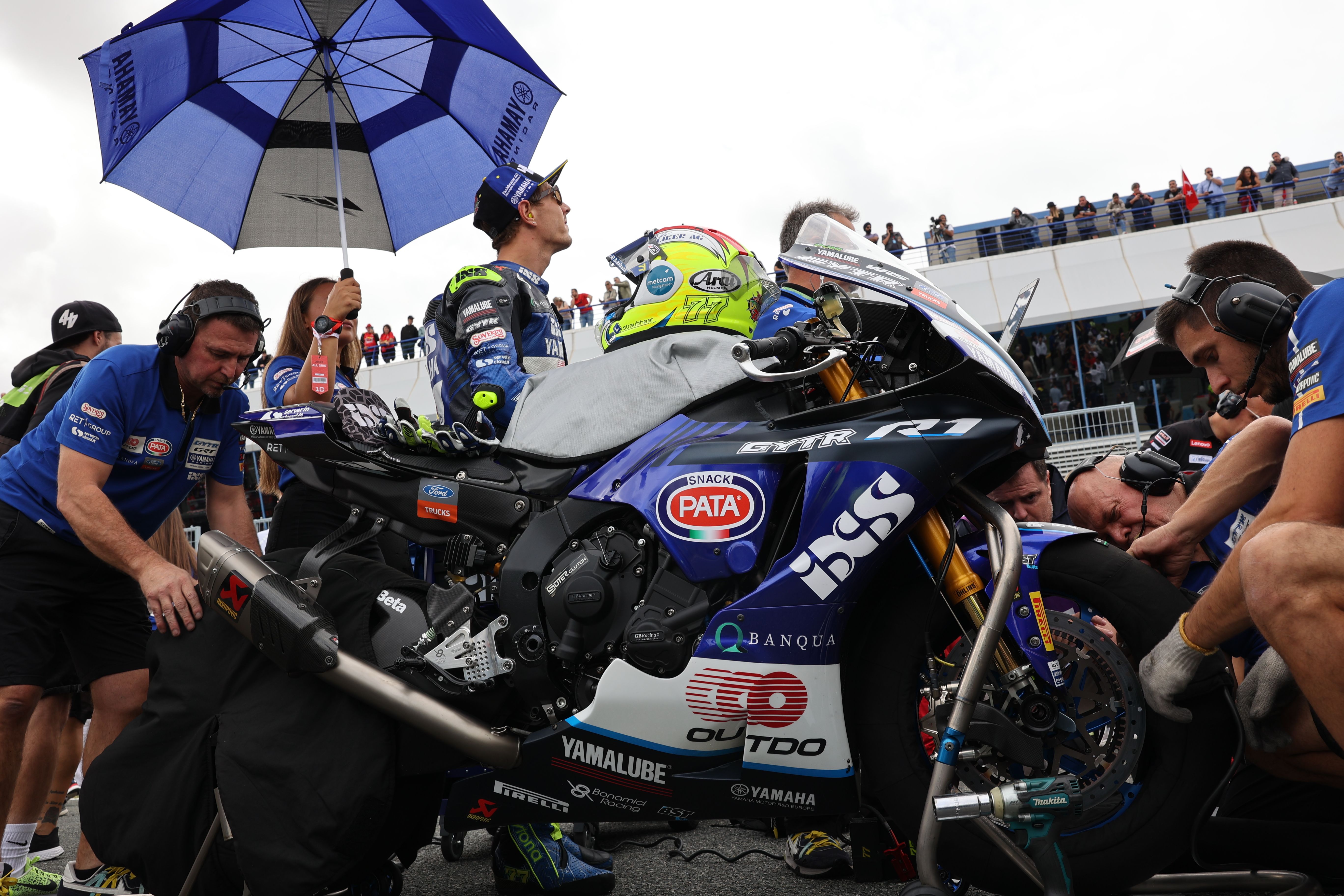 Prueba de Superbikes, en una imagen reciente en el Circuito de Jerez-Ángel Nieto.