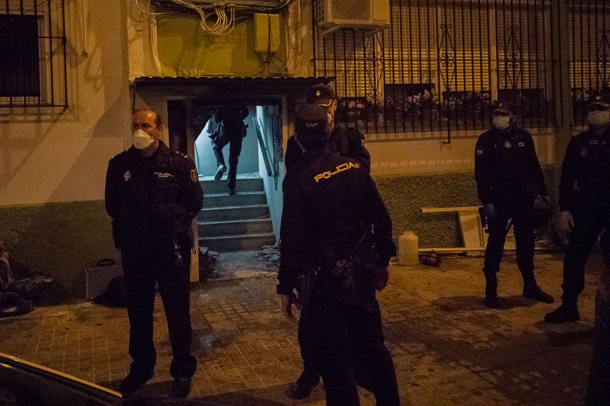Agentes de la Policía Nacional de Jerez, en una imagen de archivo. Extorsión y amenazas de secuestro y de muerte en Jerez.