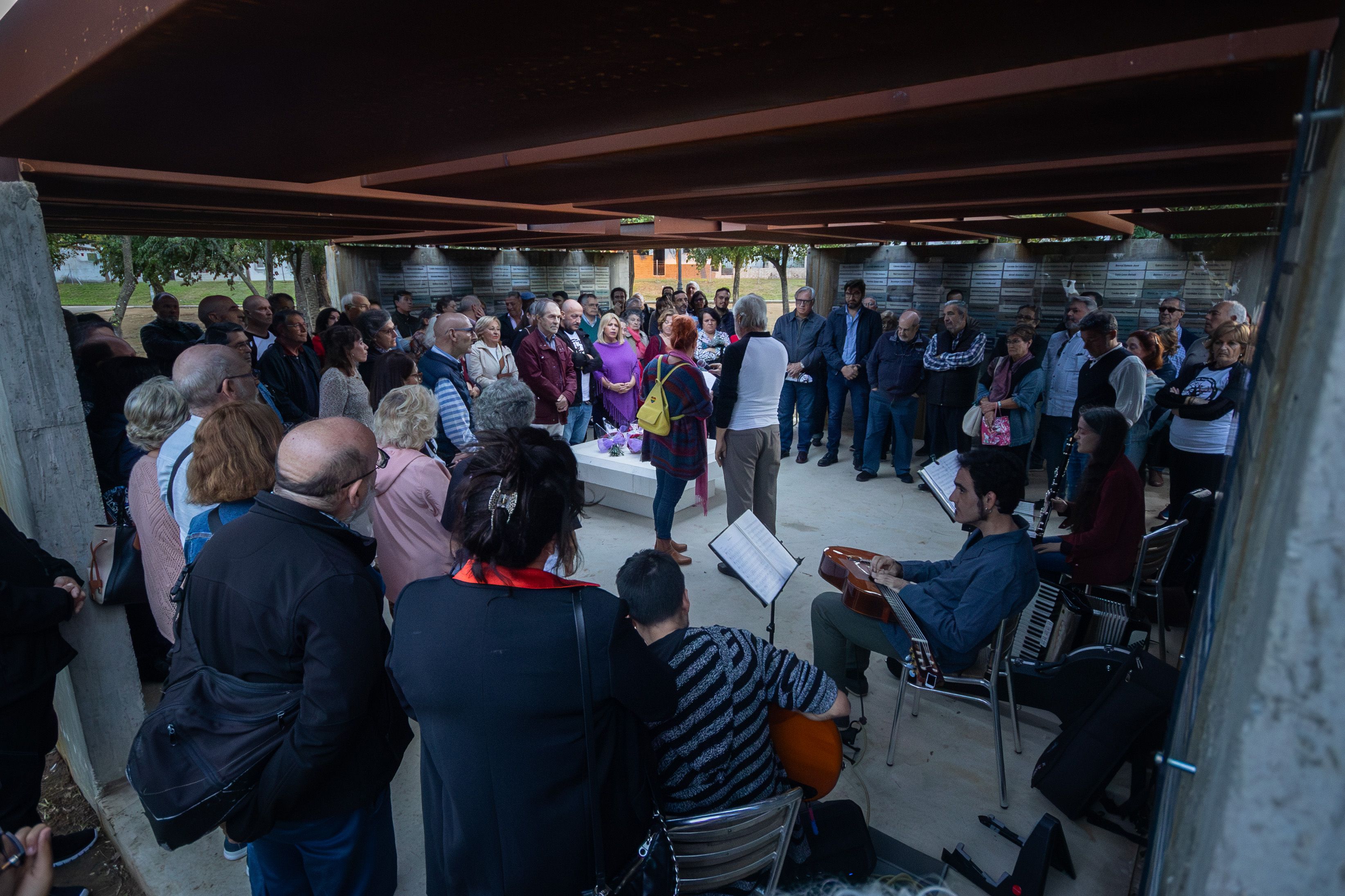 Un homenaje a las víctimas del franquismo.