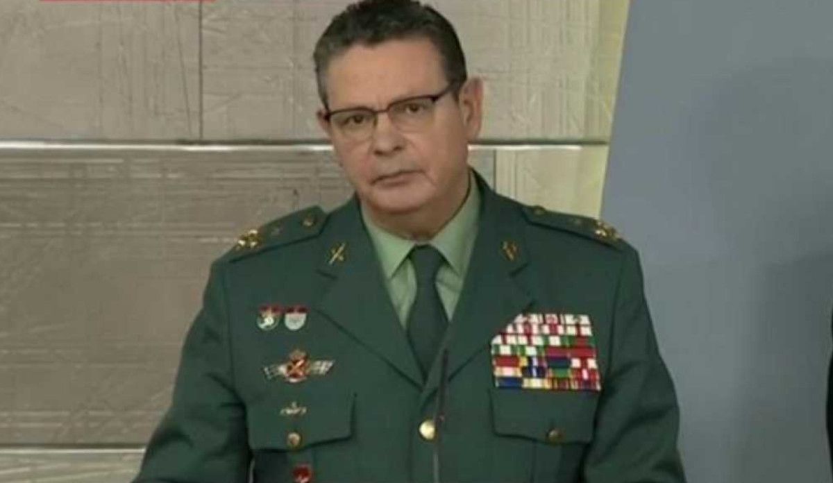 Laurentino Ceña, director operativo de Guardia Civil para la crisis del coronavirus.