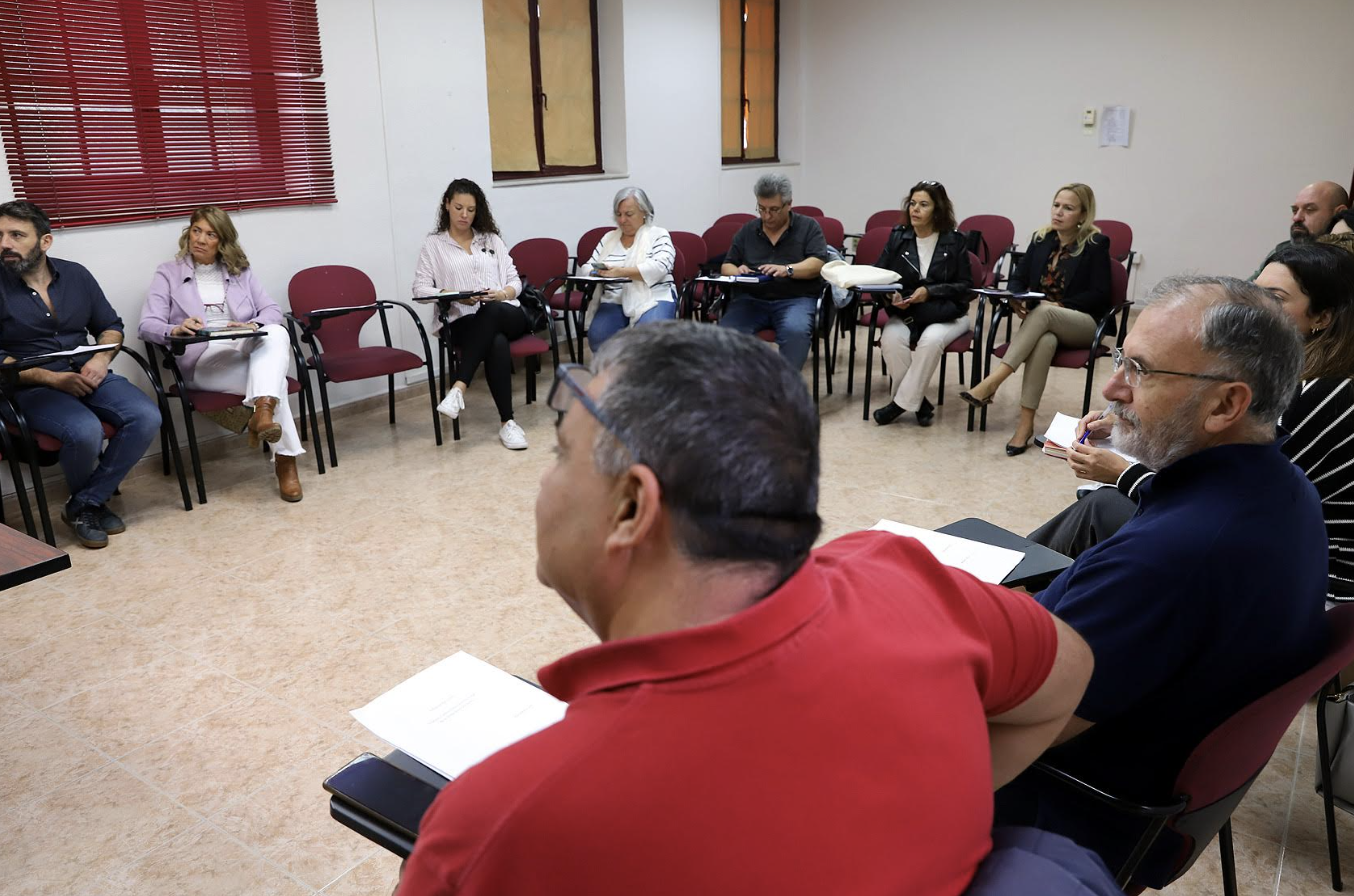 Encuentro de participantes del proceso comunitario intercultural de la Zona Oeste en Jerez.