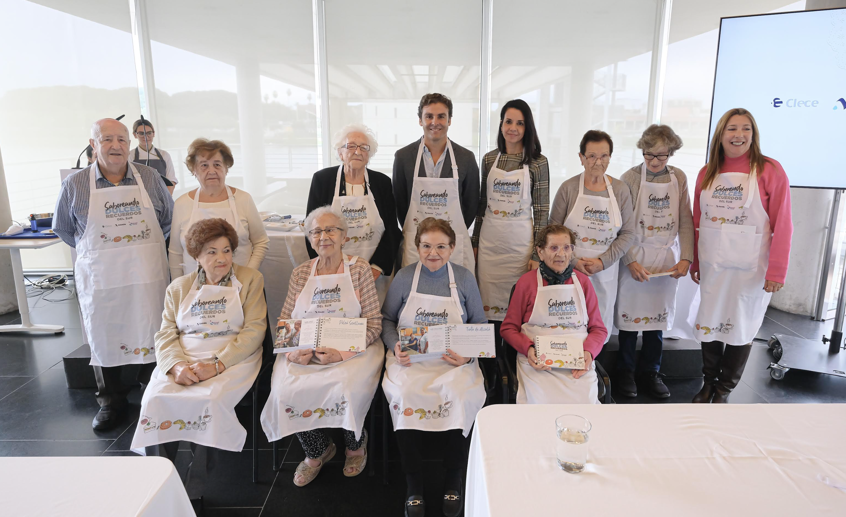 Participantes en el 'showcooking'.