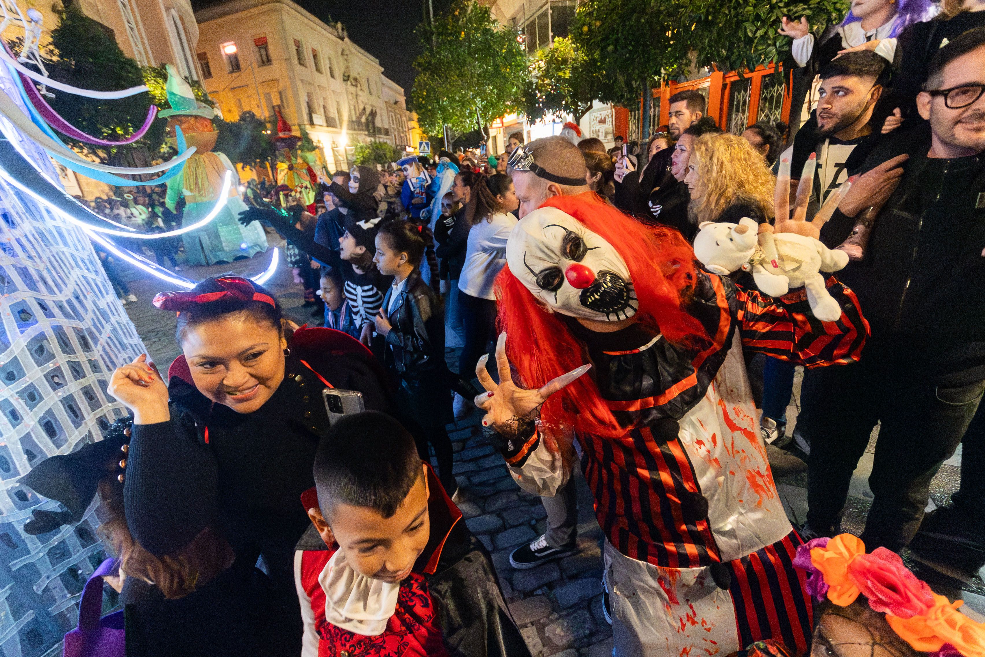 El pasacalles de Halloween en Jerez, en la edición de hace un par de años.