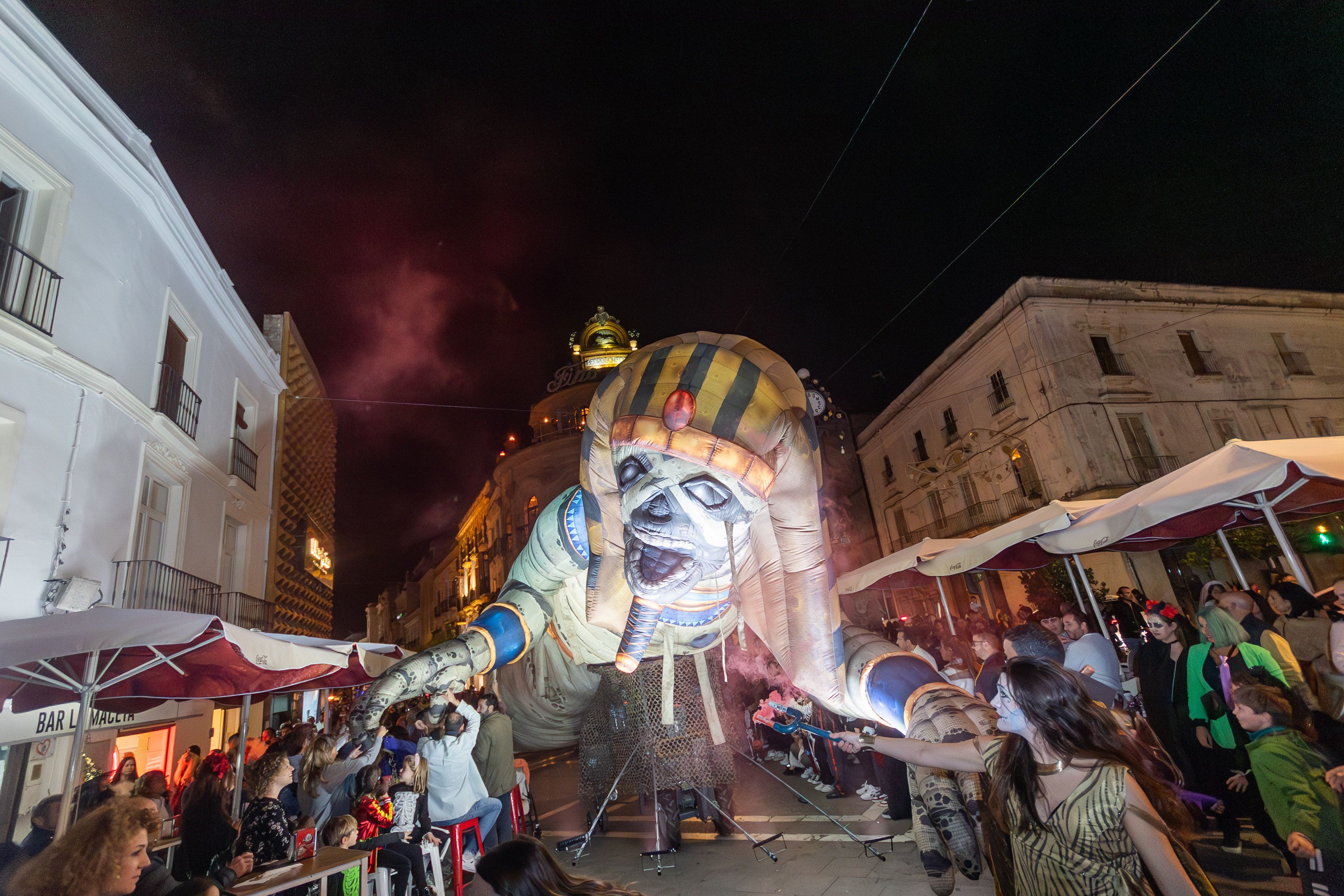 El pasacalles de Halloween en Jerez, en una pasada edición.