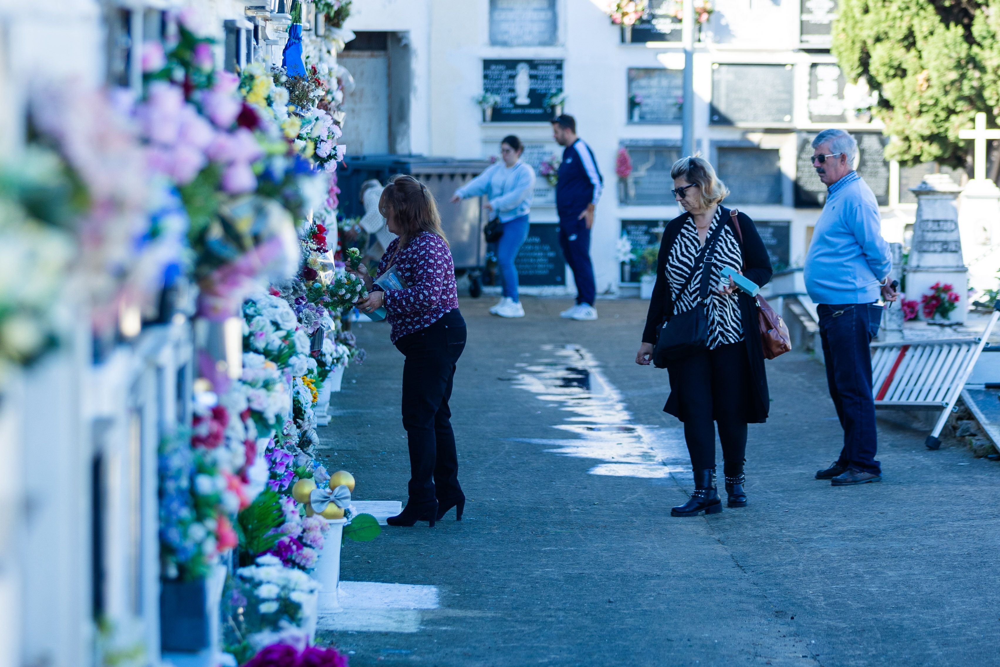 Uno de los cuarteles de nichos.