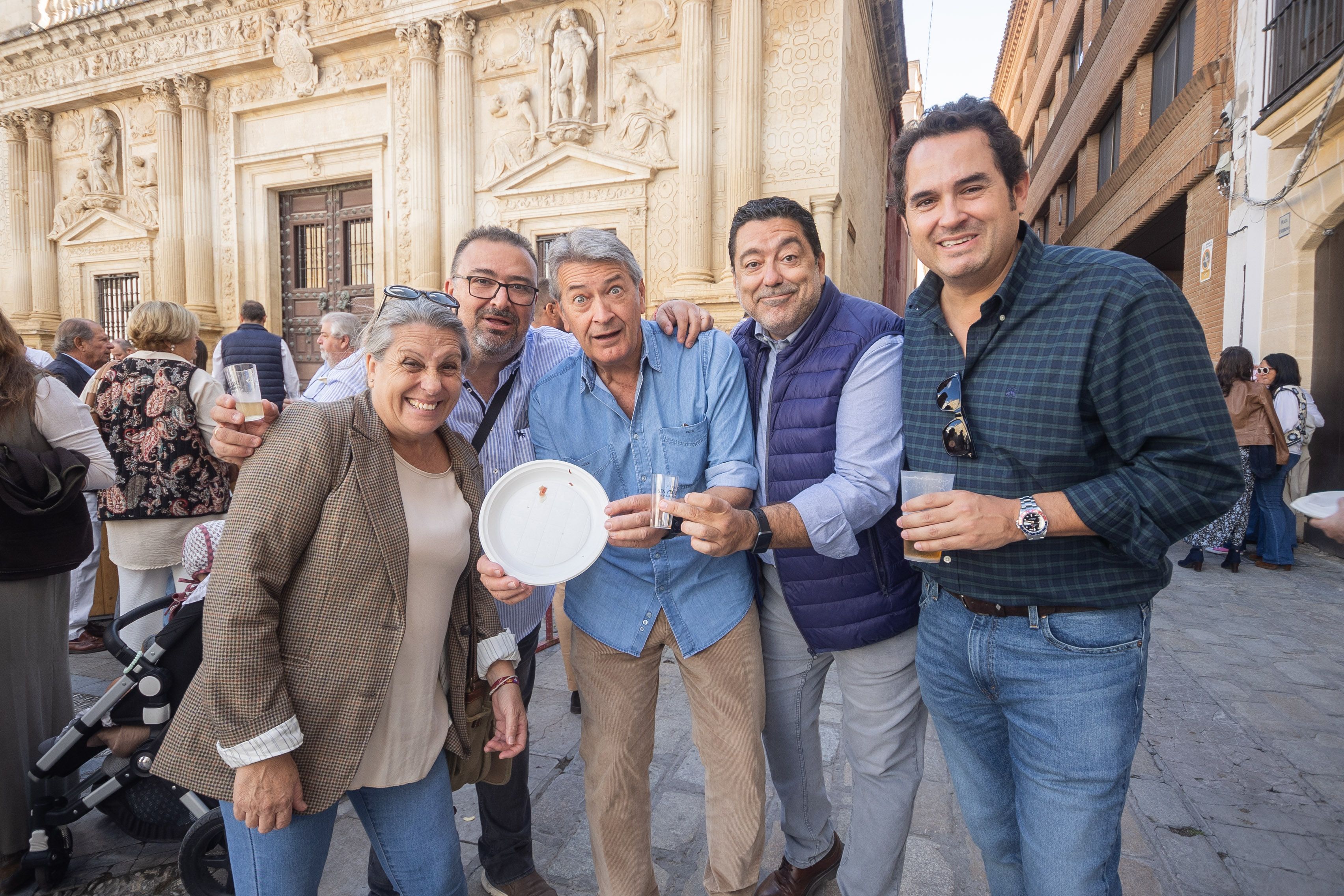 Cortando jamón por los Reyes Magos de Jerez