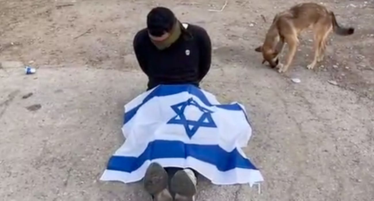 Uno de los muchos palestinos que está sufriendo las consecuencias del reto lanzado por soldados de Israel.