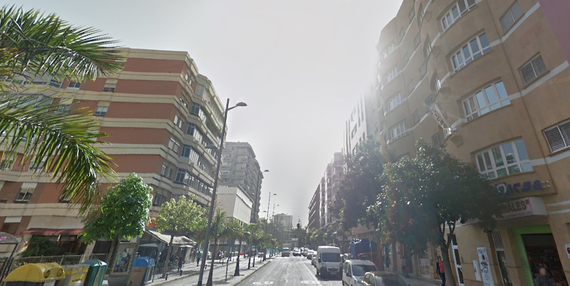La calle Luis Doreste Silva, de Las Palmas de Gran Canaria, en una imagen de Google Maps.