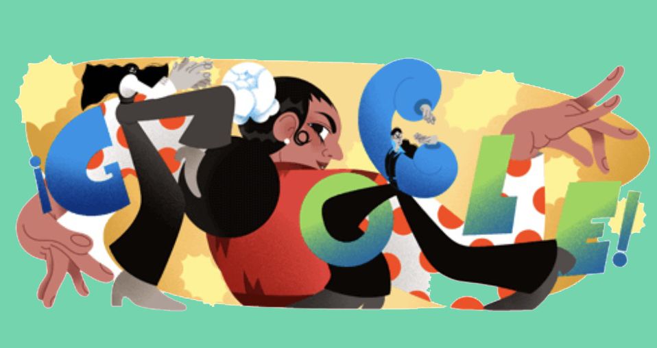 Google dedica el doodle del día 2 de noviembre a Carmen Amaya con motivo del nacimiento de la bailaora flamenca