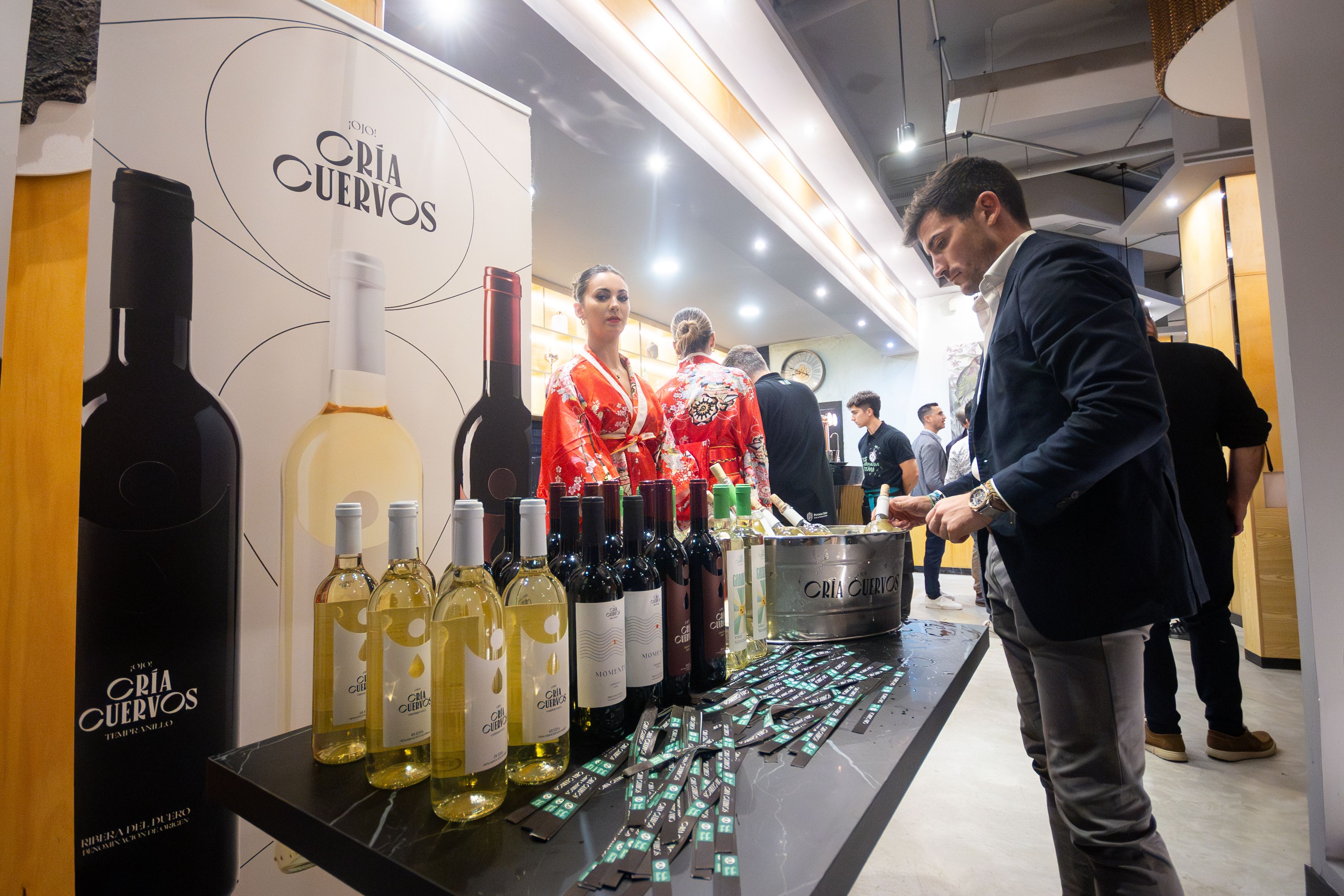 Uno de los atractivos de bienvenida en la inauguración del nuevo Sushipanda en Jerez.