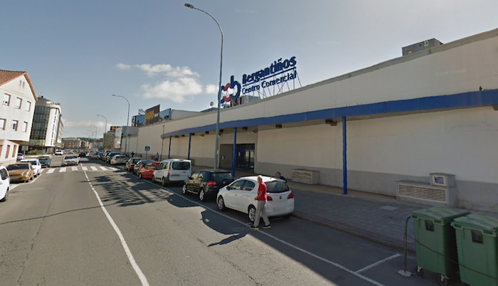 El centro comercial Bergantiños, en una imagen de Google Maps.
