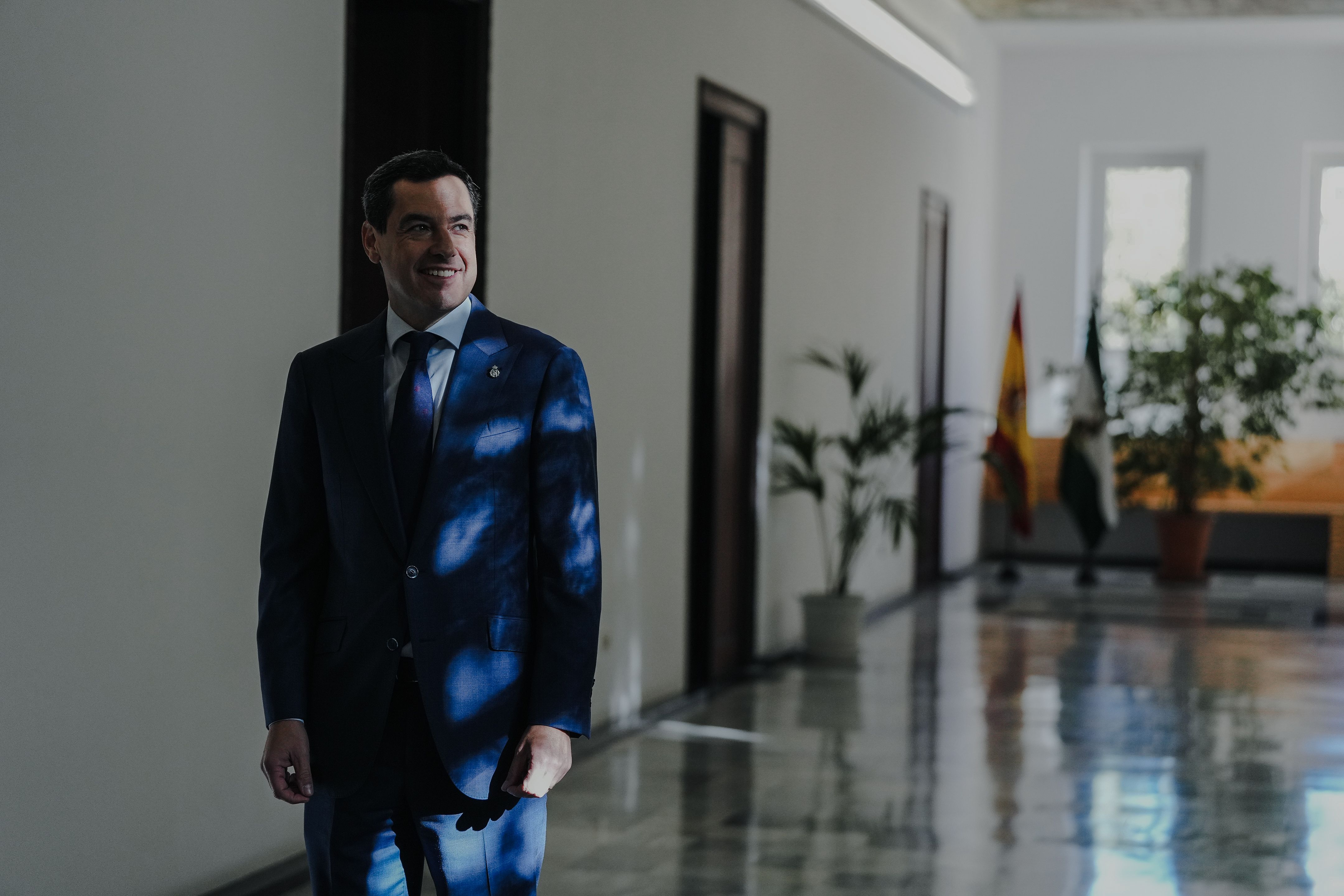 Juanma Moreno, presidente de la Junta de Andalucía. Juanma Moreno, presidente de la Junta de Andalucía.