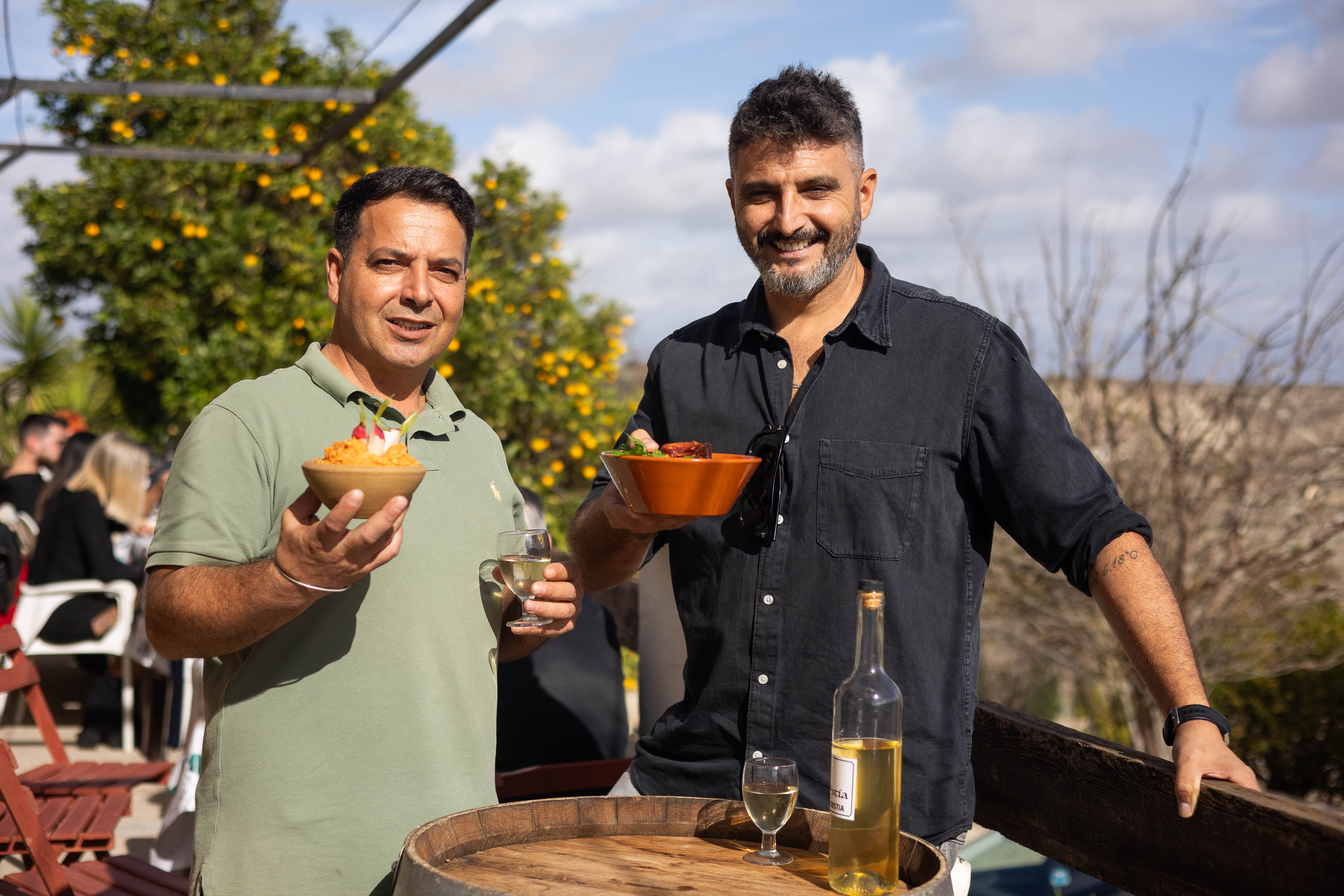 Los dueños de La Sacristía en Jerez.