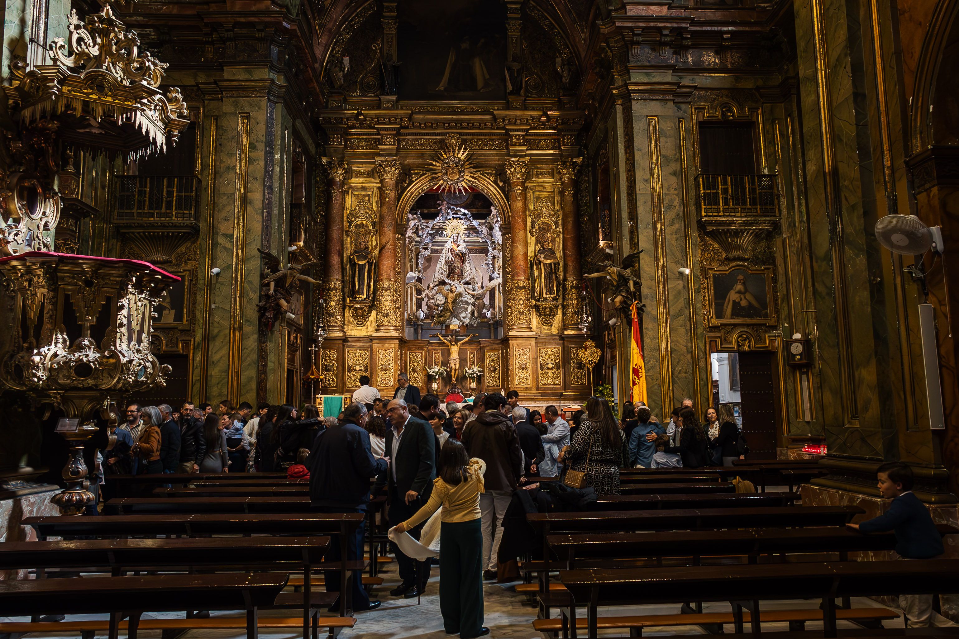 Un momento de la eucaristía en Jerez.