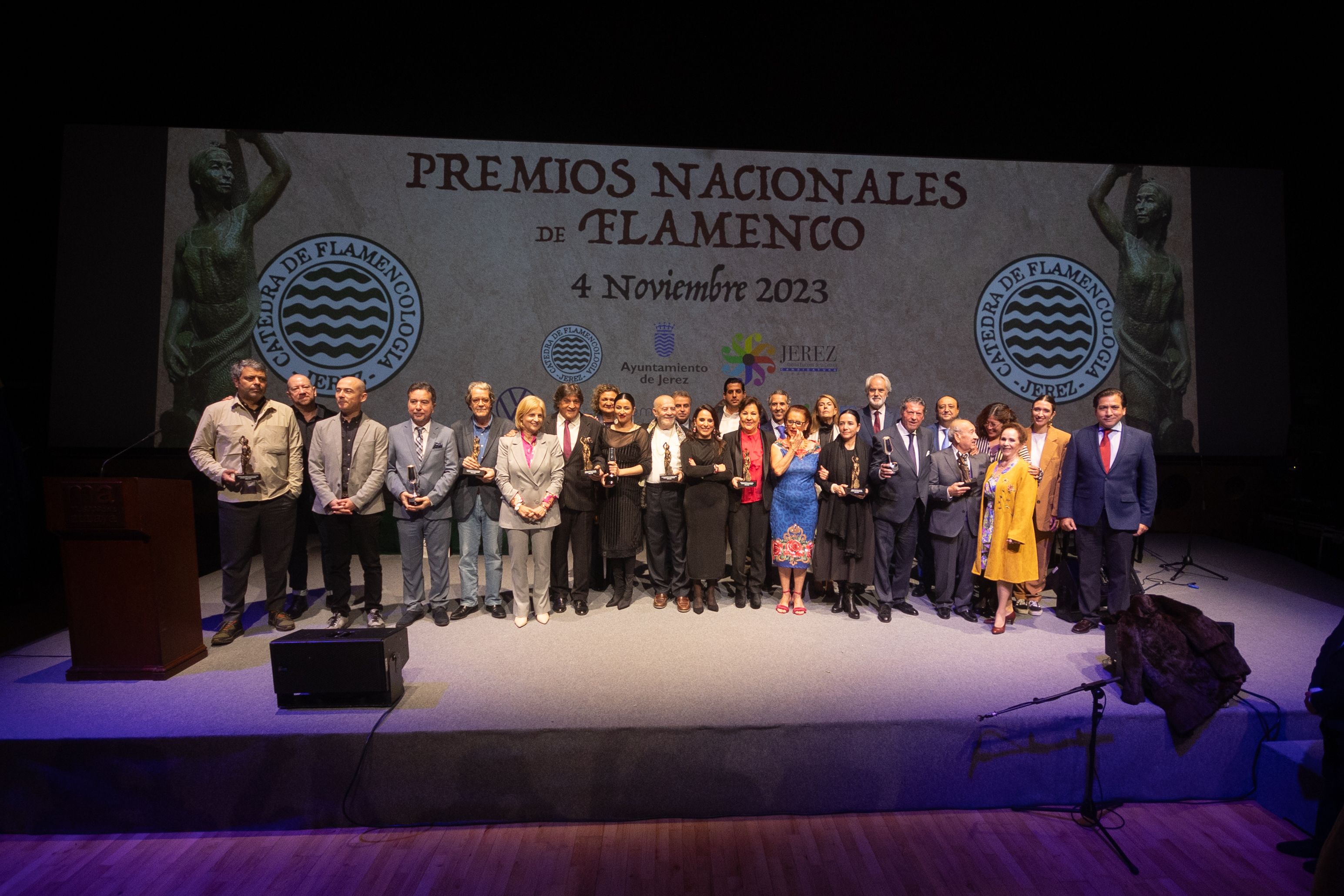 Gala de entrega de los Premios Nacionales de Flamenco de la Cátedra de Flamencología de Jerez Gala de entrega de los Premios Nacionales de Flamenco de la Cátedra de Flamencología de Jerez