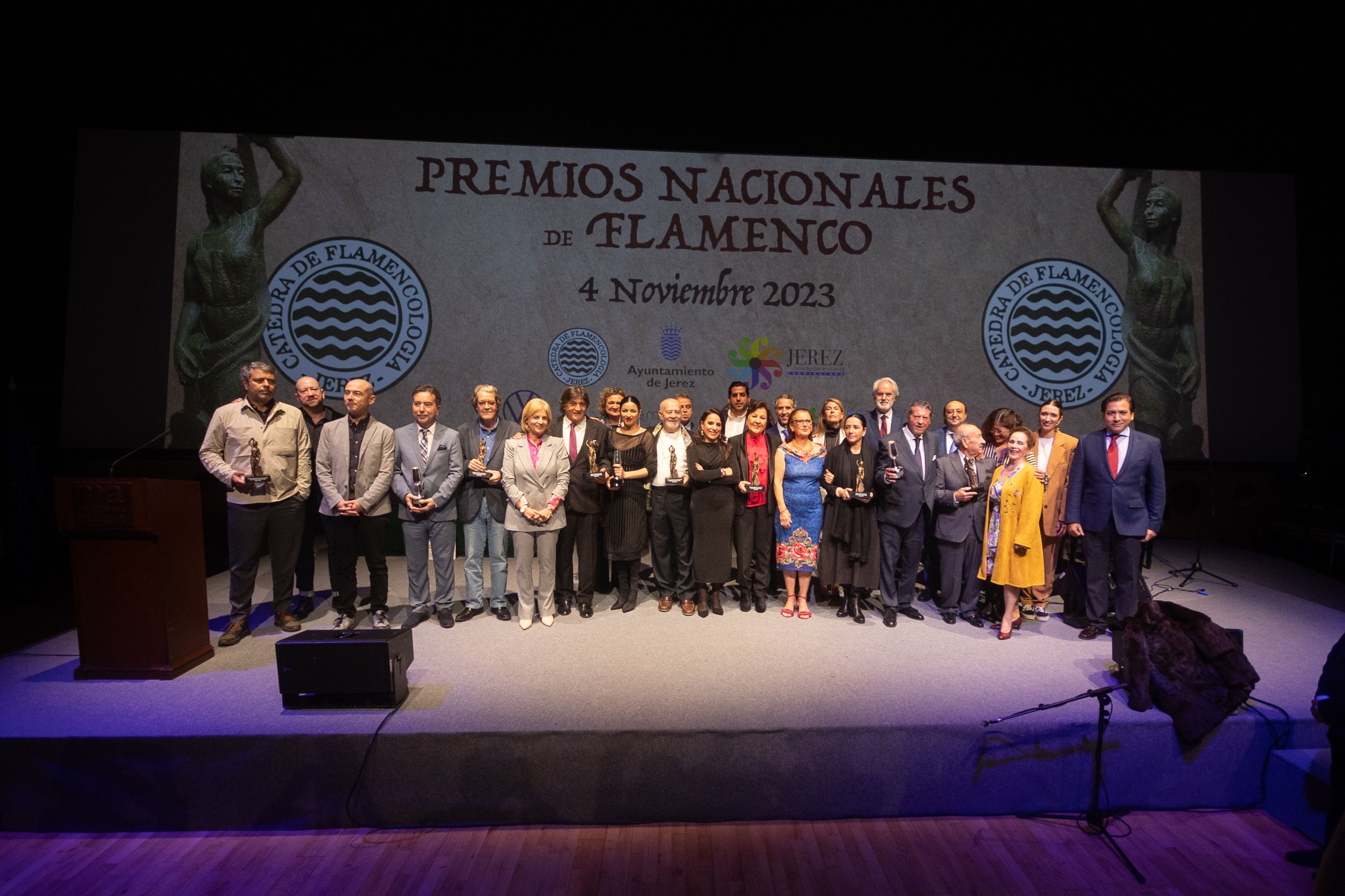 Gala de entrega de los Premios Nacionales de Flamenco de la Cátedra de Flamencología de Jerez Gala de entrega de los Premios Nacionales de Flamenco de la Cátedra de Flamencología de Jerez
