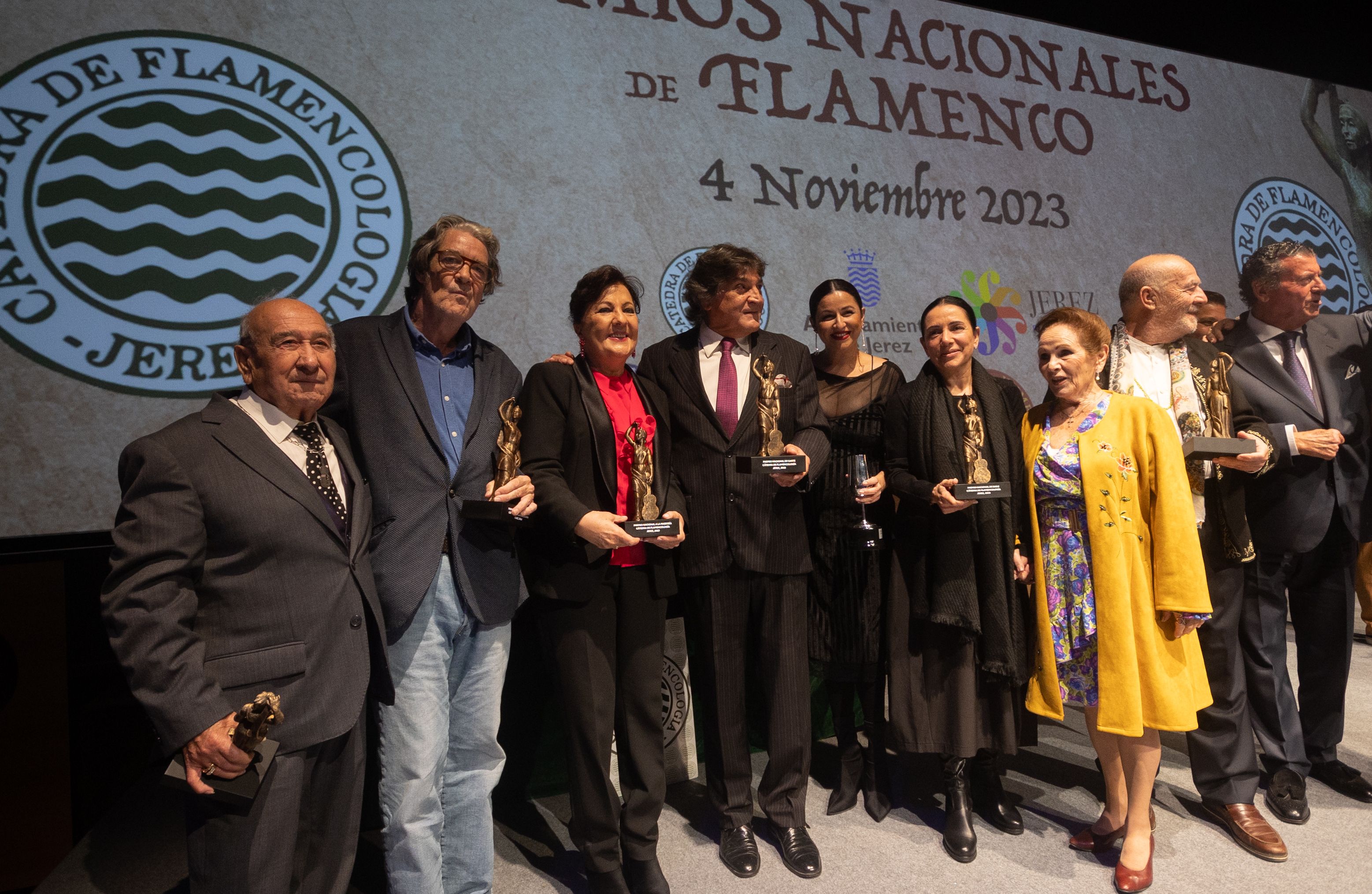 Gala de entrega de los Premios Nacionales de Flamenco de la Cátedra de Flamencología de Jerez Gala de entrega de los Premios Nacionales de Flamenco de la Cátedra de Flamencología de Jerez