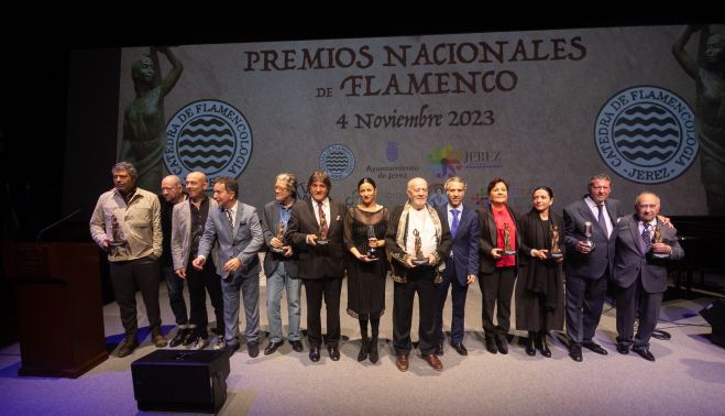 Gala de entrega de los Premios Nacionales de Flamenco de la Cátedra de Flamencología de Jerez